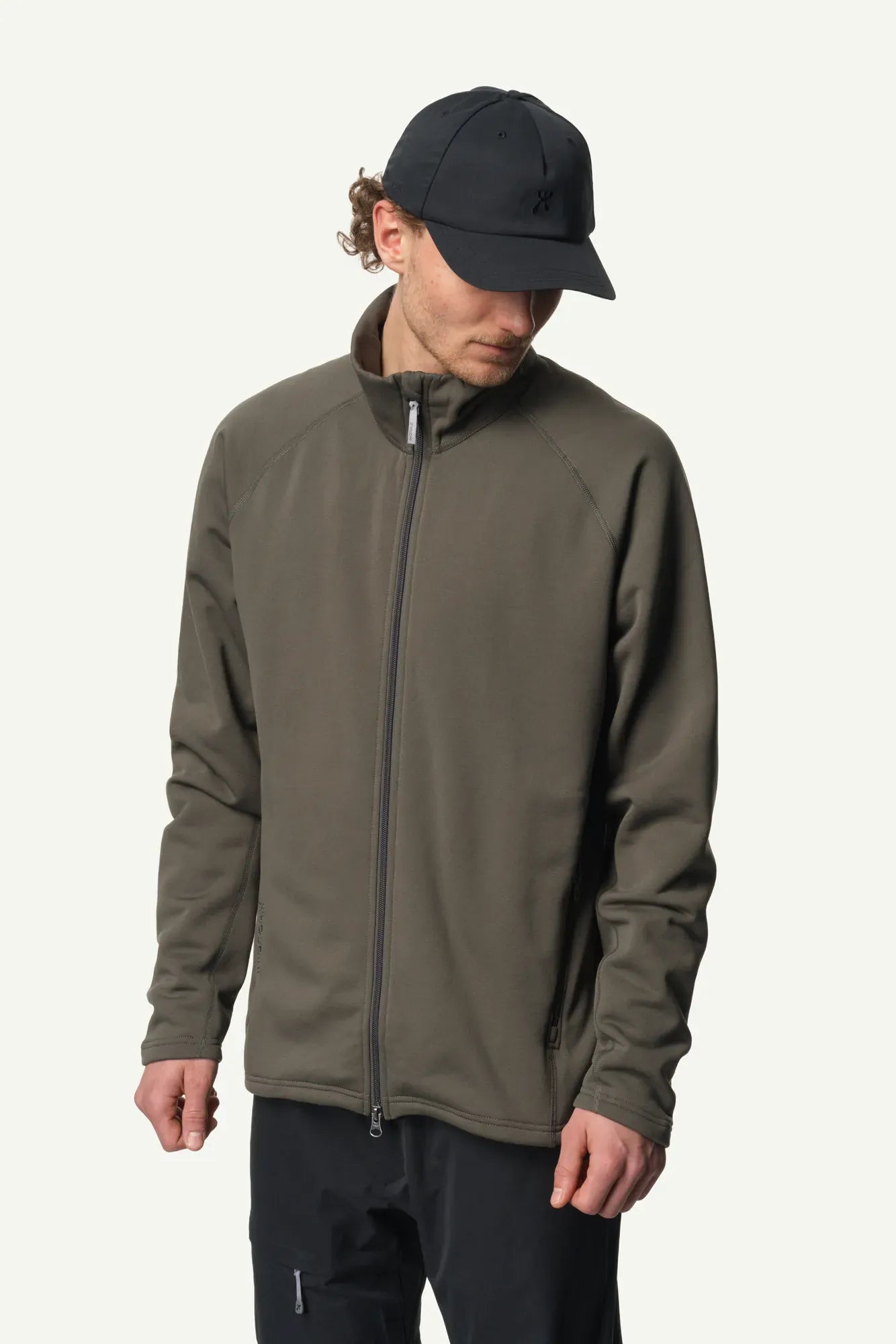 houdini-power-m-s-up-jacket-herren-true-black-fleece image 1