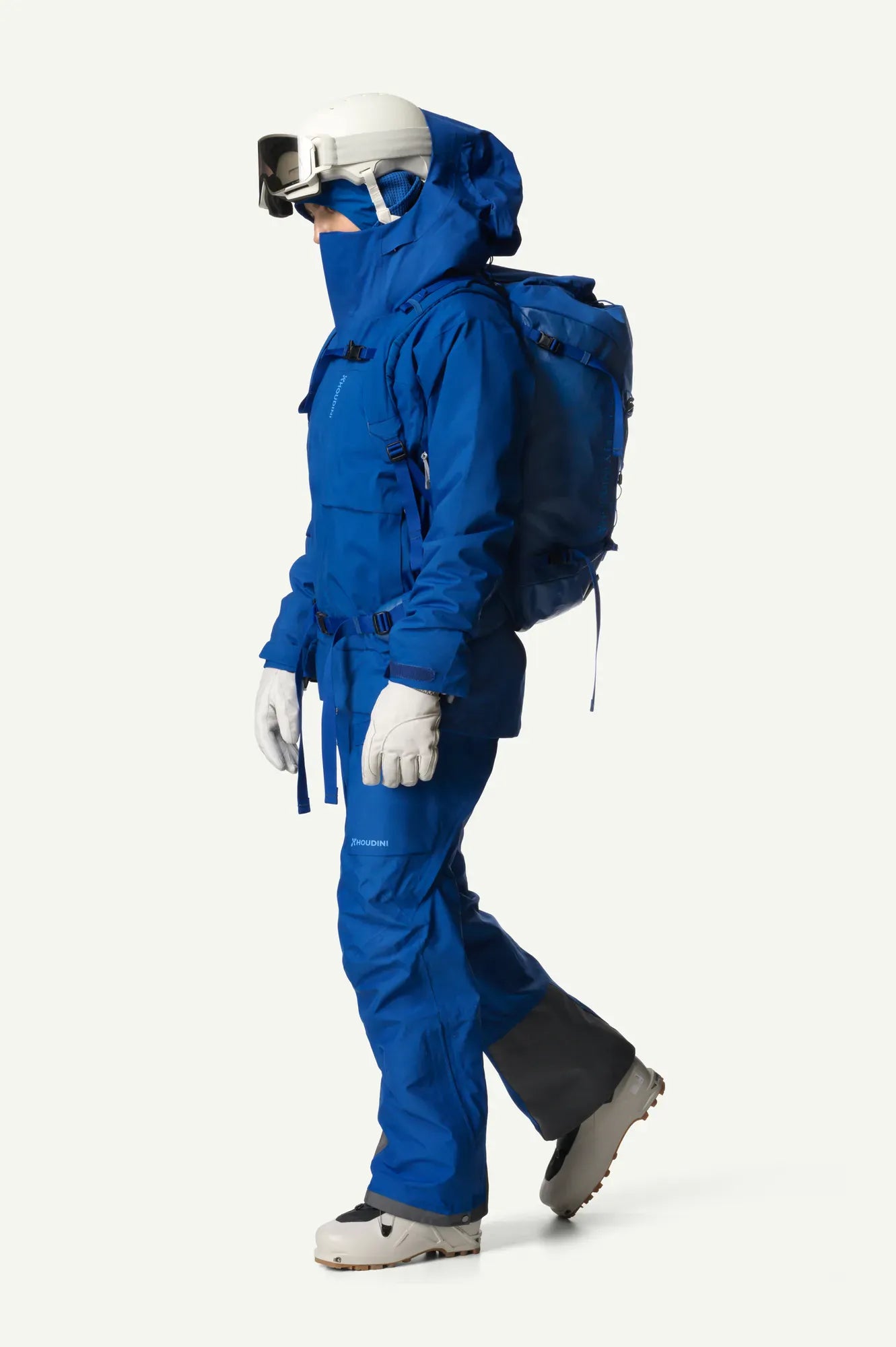 houdini-rollercoaster-jacket-damen-skijacke-tribe-blue-hardshell image 2