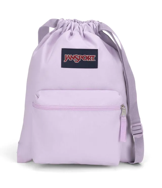 jansport-drawsack-turnbeutel-pastel-lilac-mit-kordelzug image 1