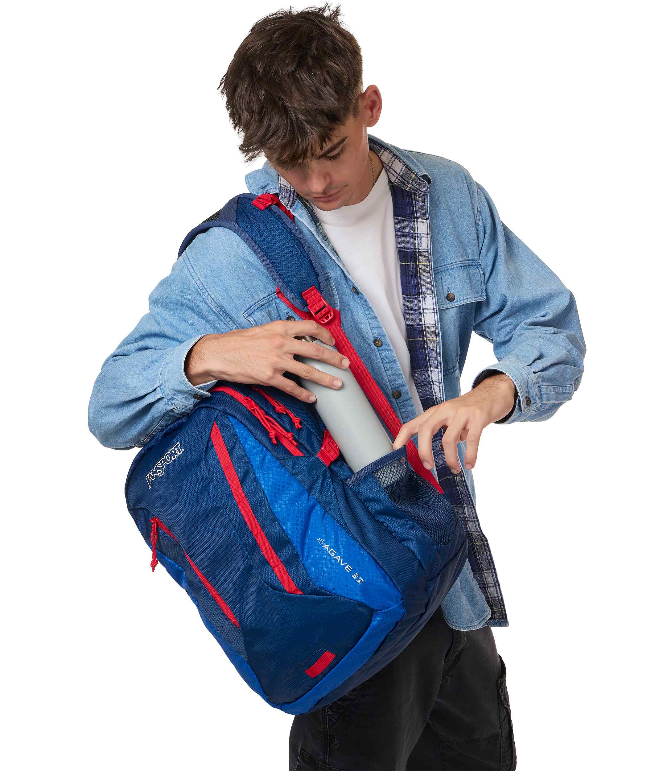 jansport-agave-rucksack-navy-mit-15-zoll-laptopfach image 2