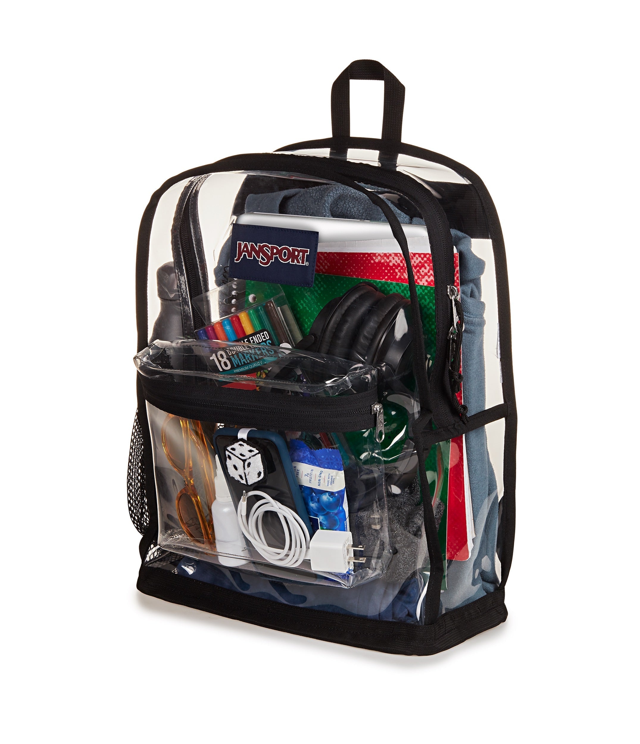 jansport-clear-pack-rucksack-transparent-clear image 5