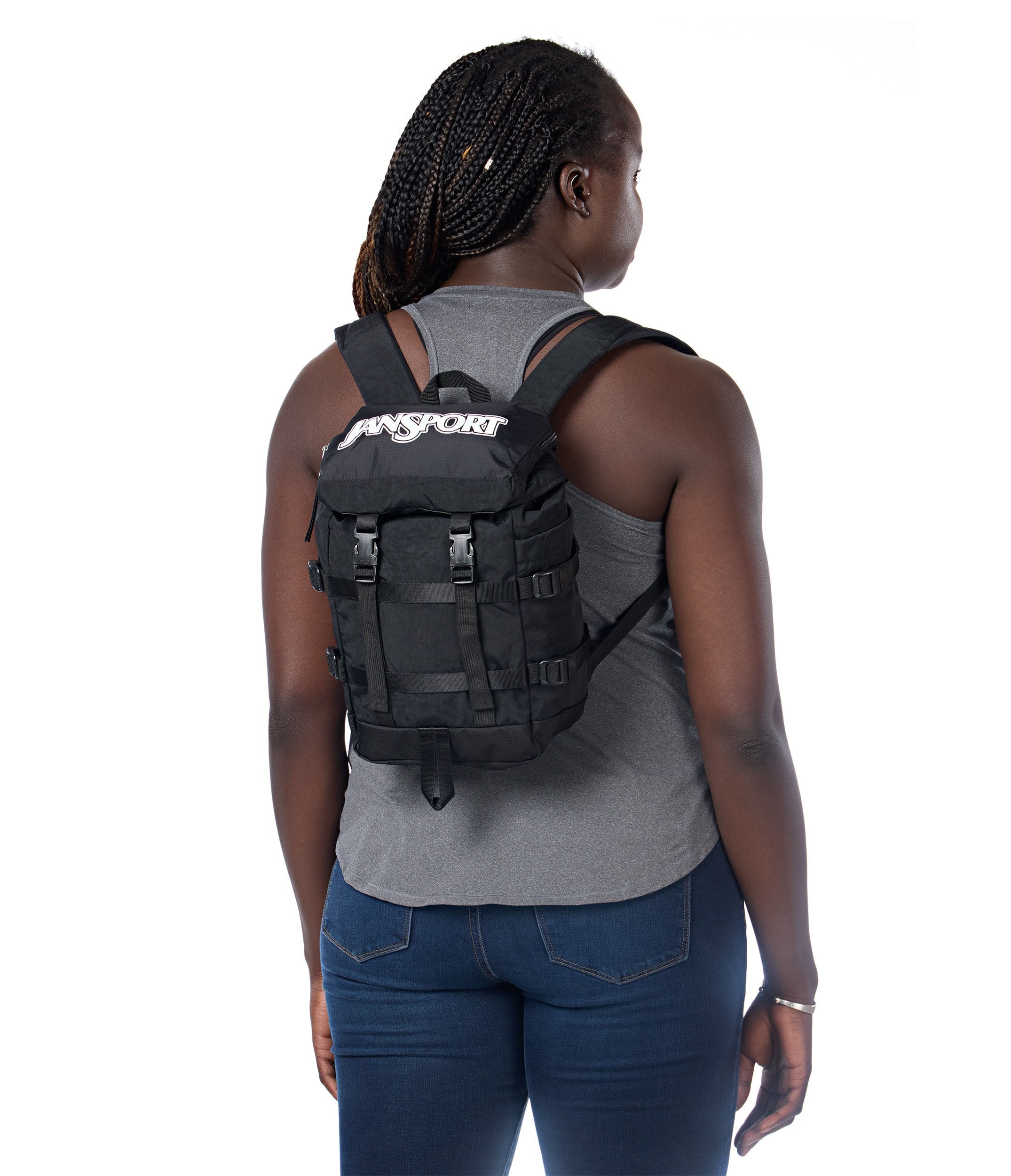 jansport-mini-skip-pack-mini-rucksack-schwarz-retro image 7