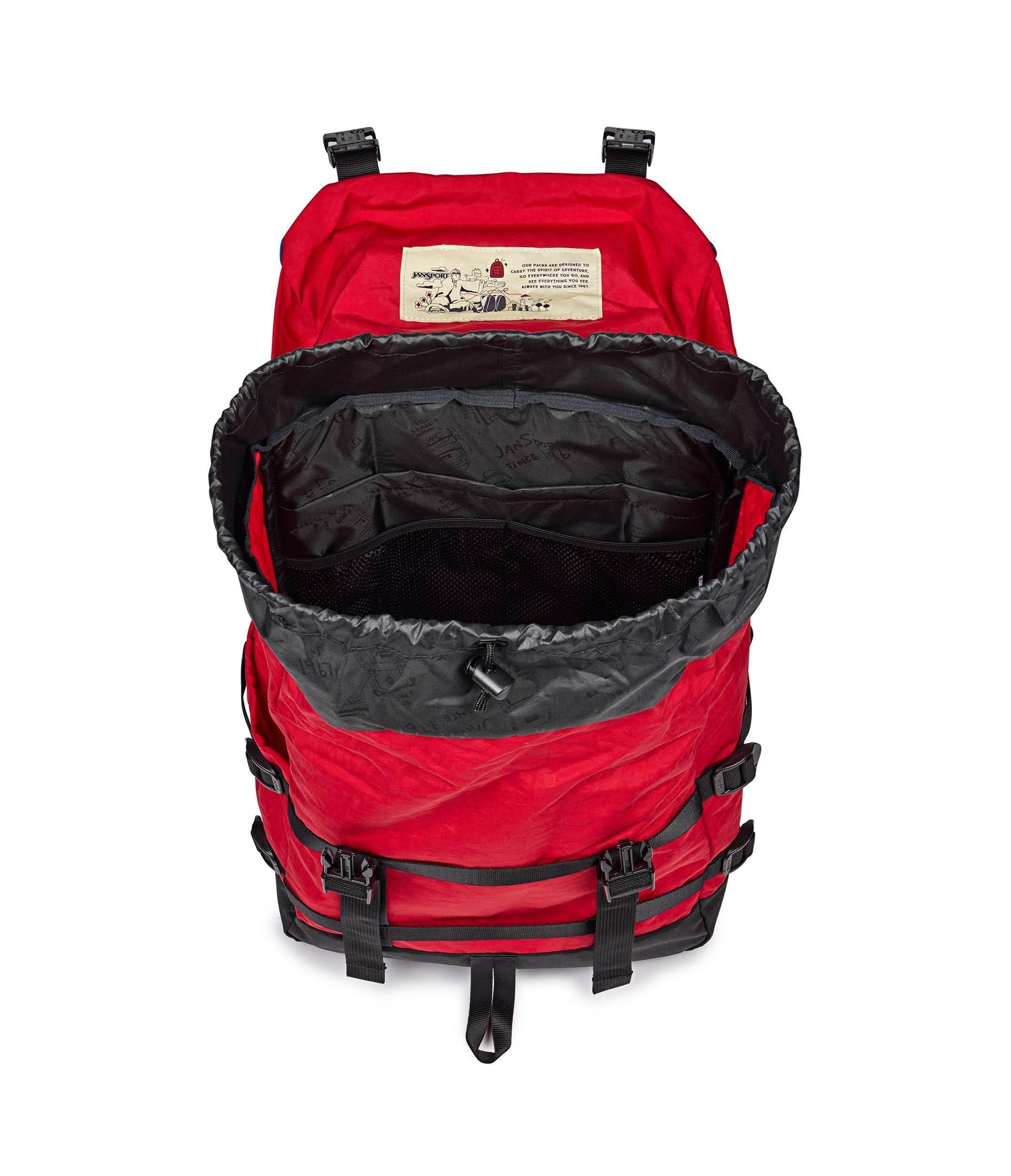 jansport-skip-pack-rucksack-red-tape-mit-laptopfach image 3