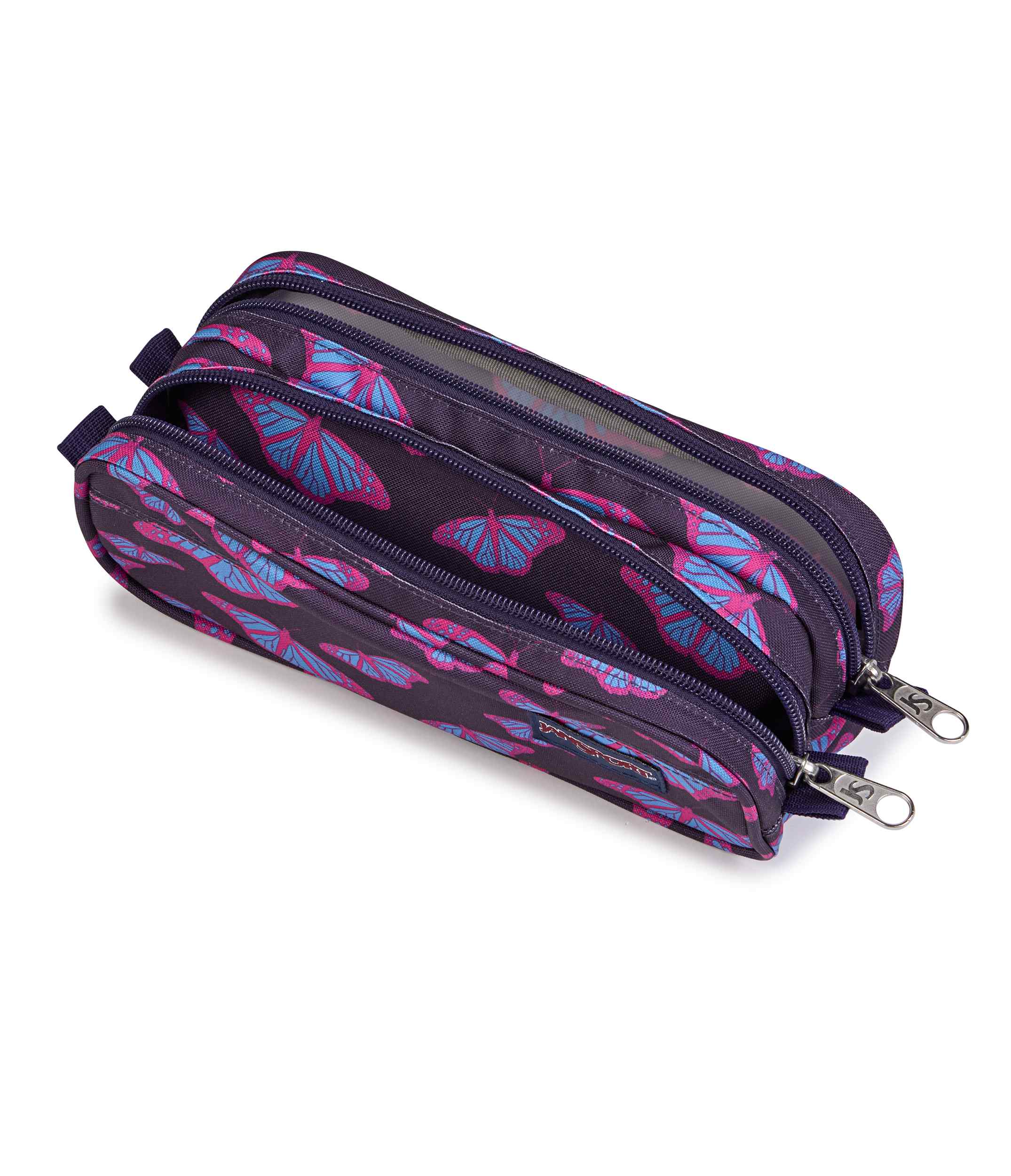 jansport-large-accessory-pouch-zubeh-rtasche-flutter-by-purple-reissverschluss image 5