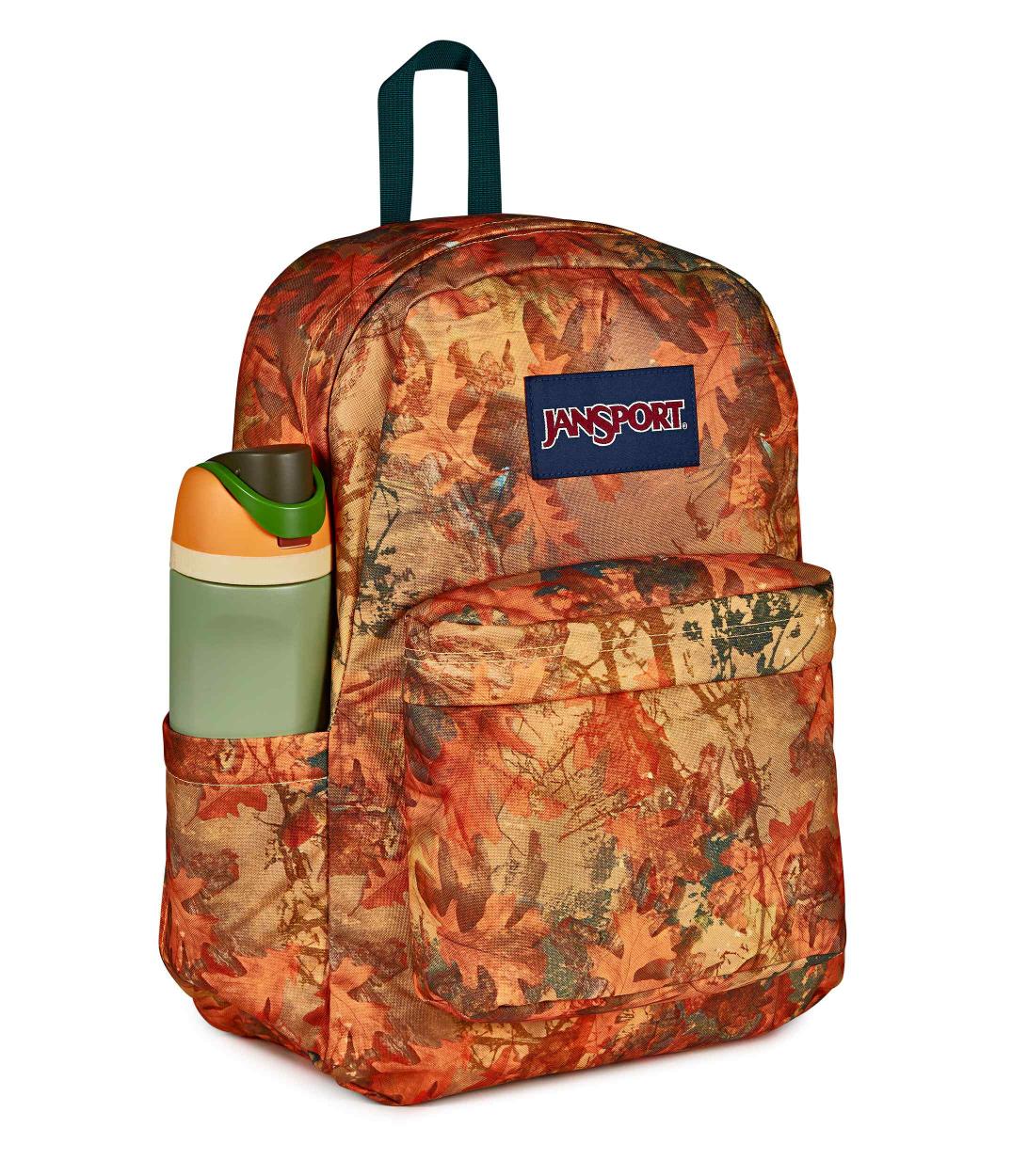 jansport-superbreak-plus-rucksack-bogcore-camo-orange-laptop image 4