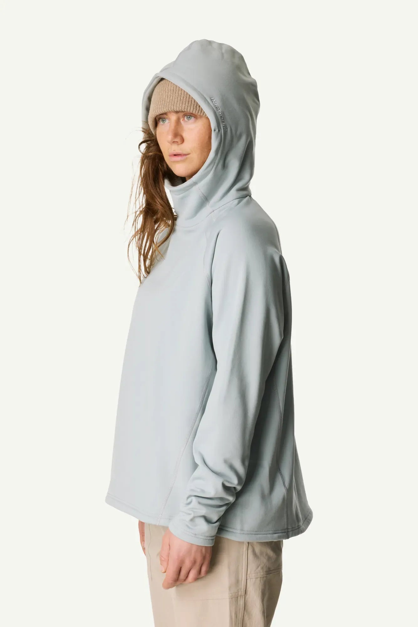 houdini-boxer-houdi-w-s-fleece-hoodie-damen-breaker-grau image 2