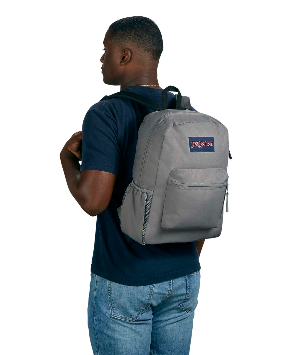 jansport-cross-town-rucksack-graphite-grey-organizer image 4