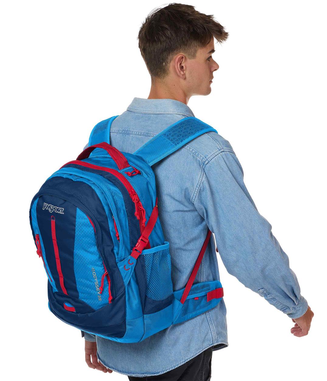 jansport-odyssey-rucksack-navy-gro-mit-h-ftgurt-laptopfach image 3