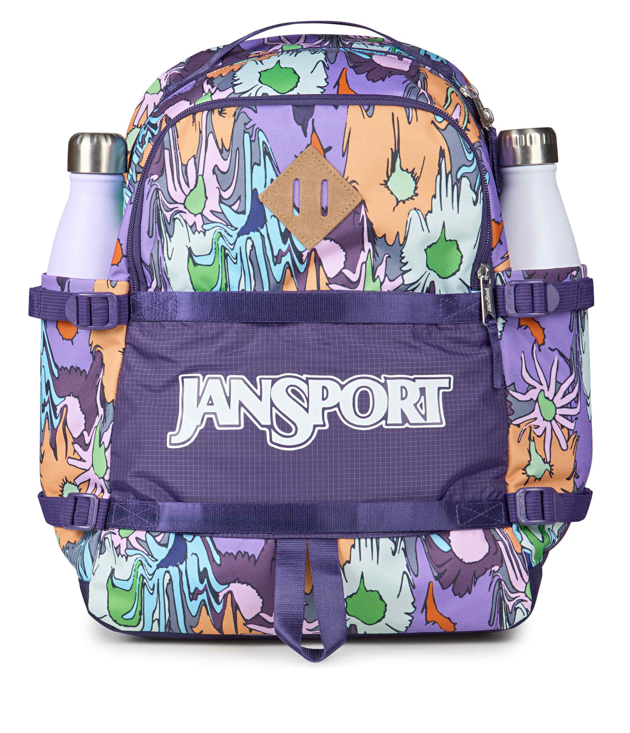 jansport-small-seattle-pack-rucksack-melted-blooms-yellow image 4
