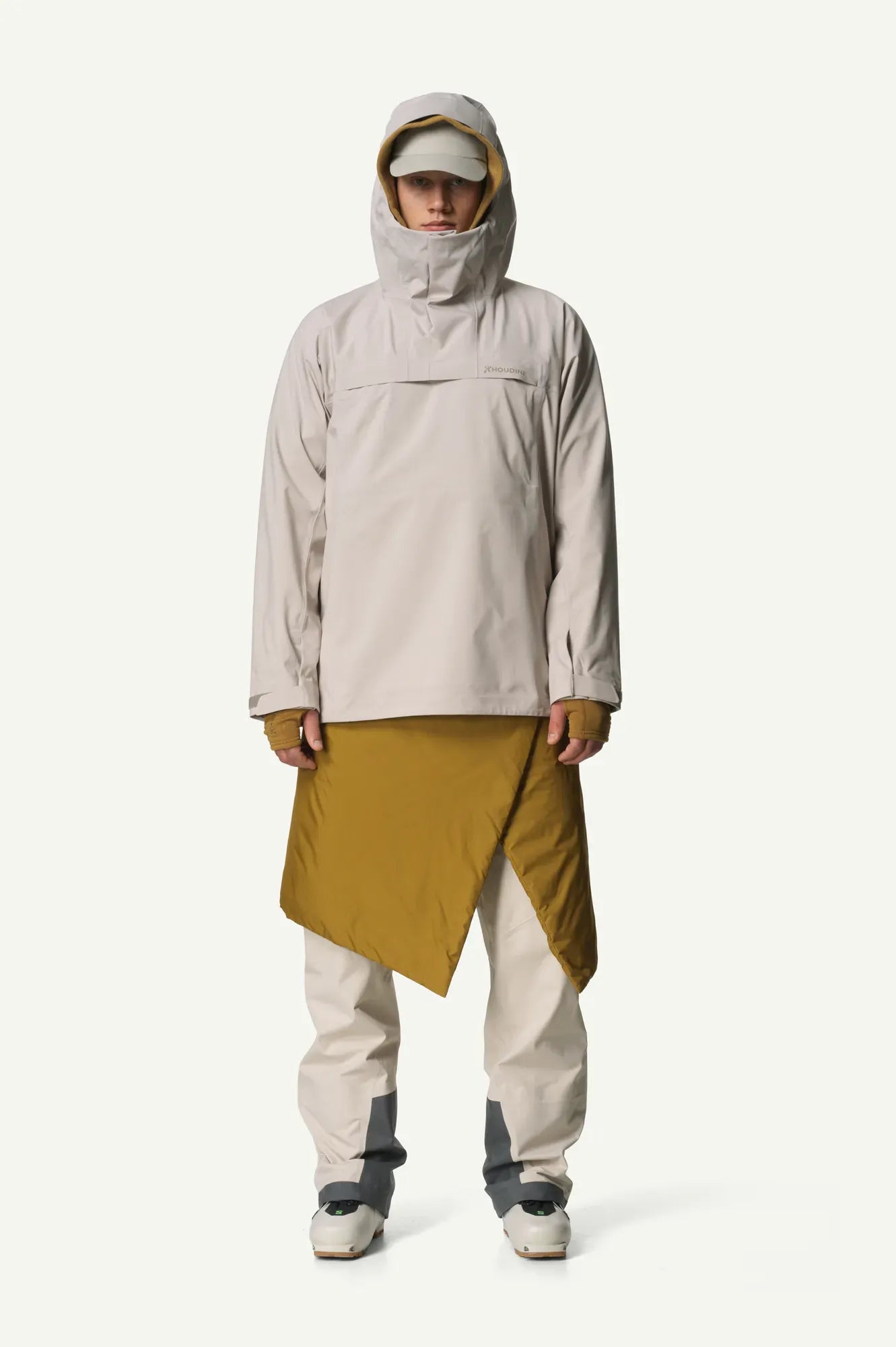 houdini-shelter-anorak-herren-jacke-sandstorm-wasserdicht image 3