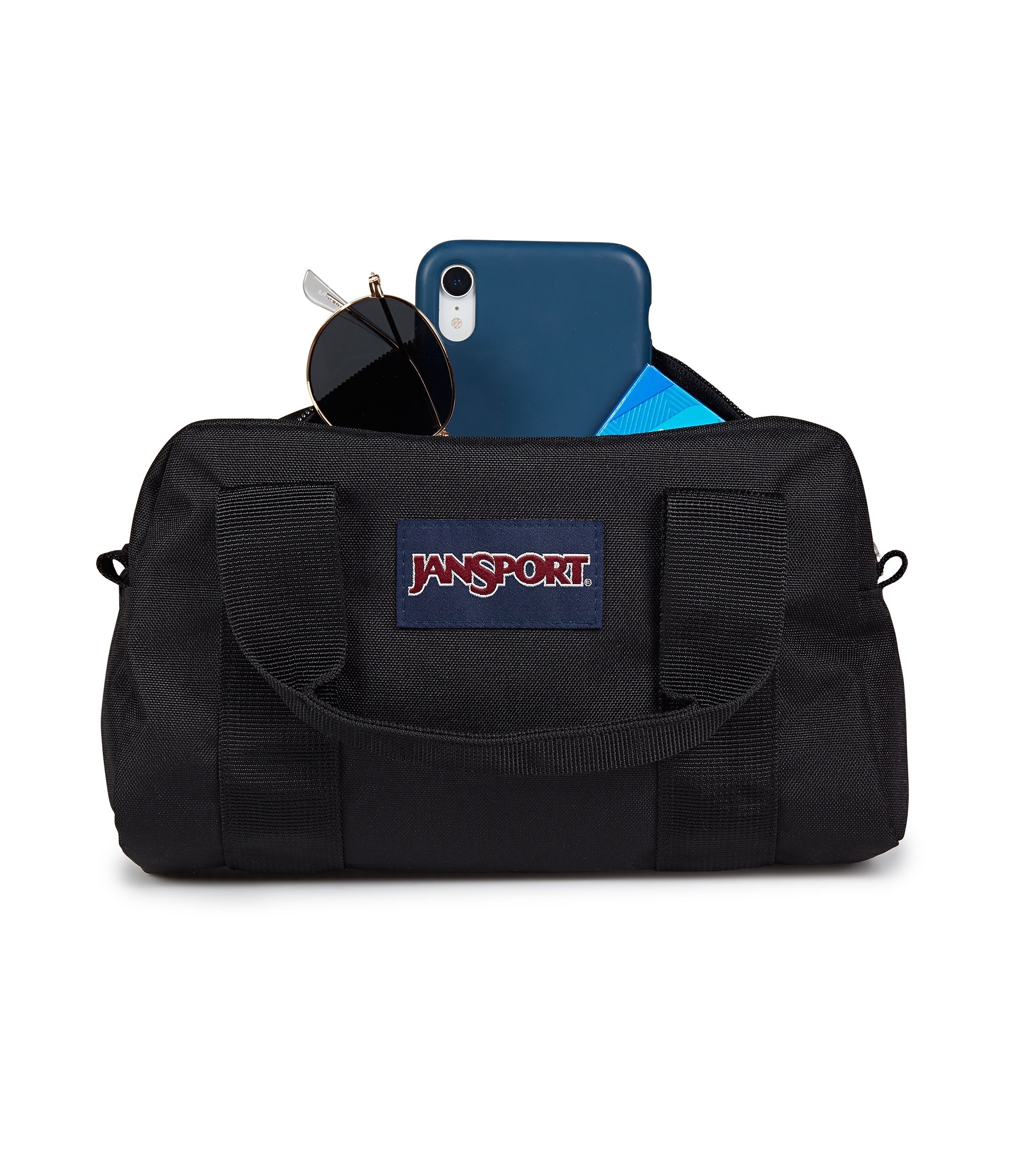 jansport-weekender-mini-duffle-reisetasche-schwarz image 4