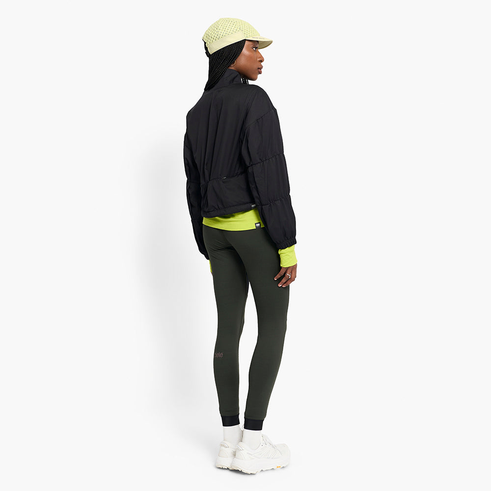 ciele-vslhalfzip-laufjacke-damen-schwarz-winddicht image 5