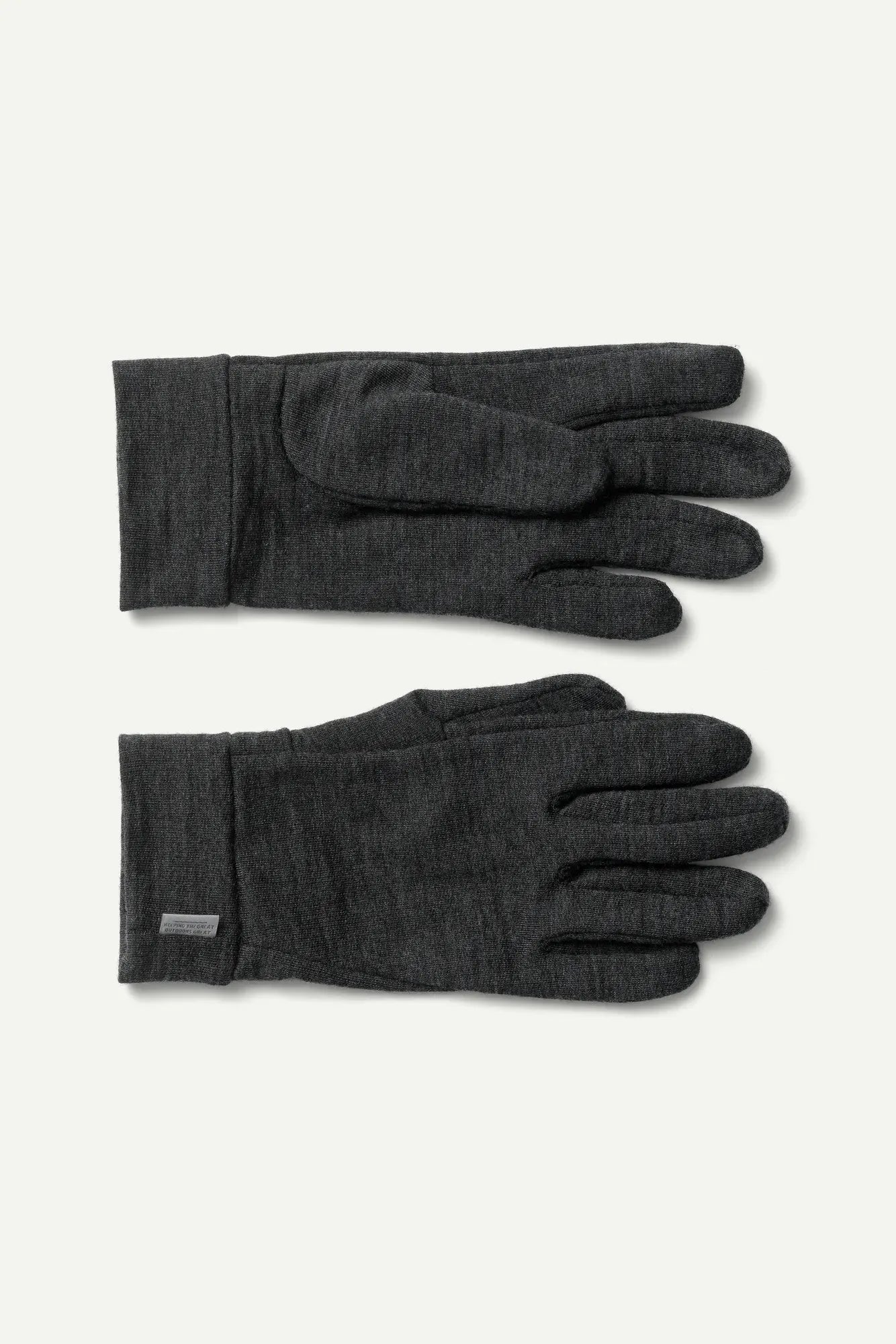 houdini-wool-liner-handschuhe-true-black-merinowolle image 1