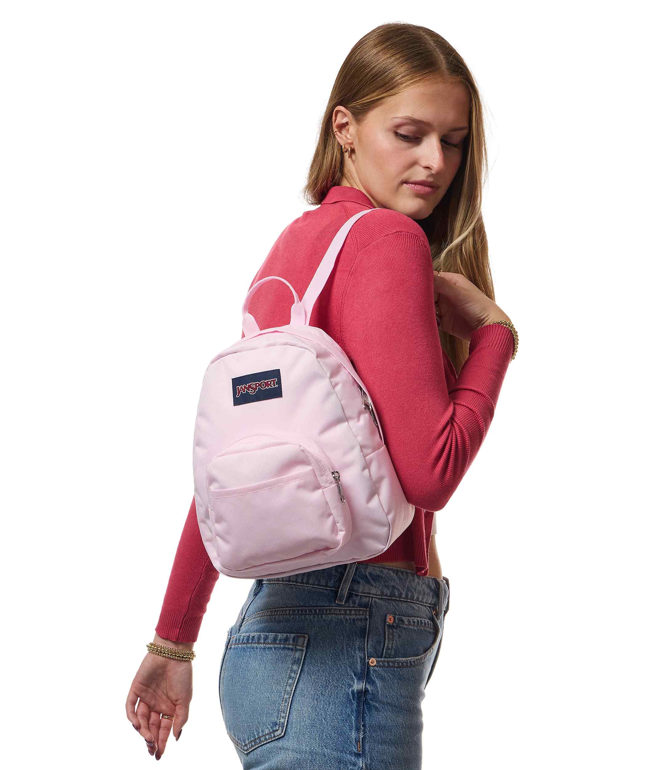 jansport-half-pint-rucksack-pink-ice-mini image 2
