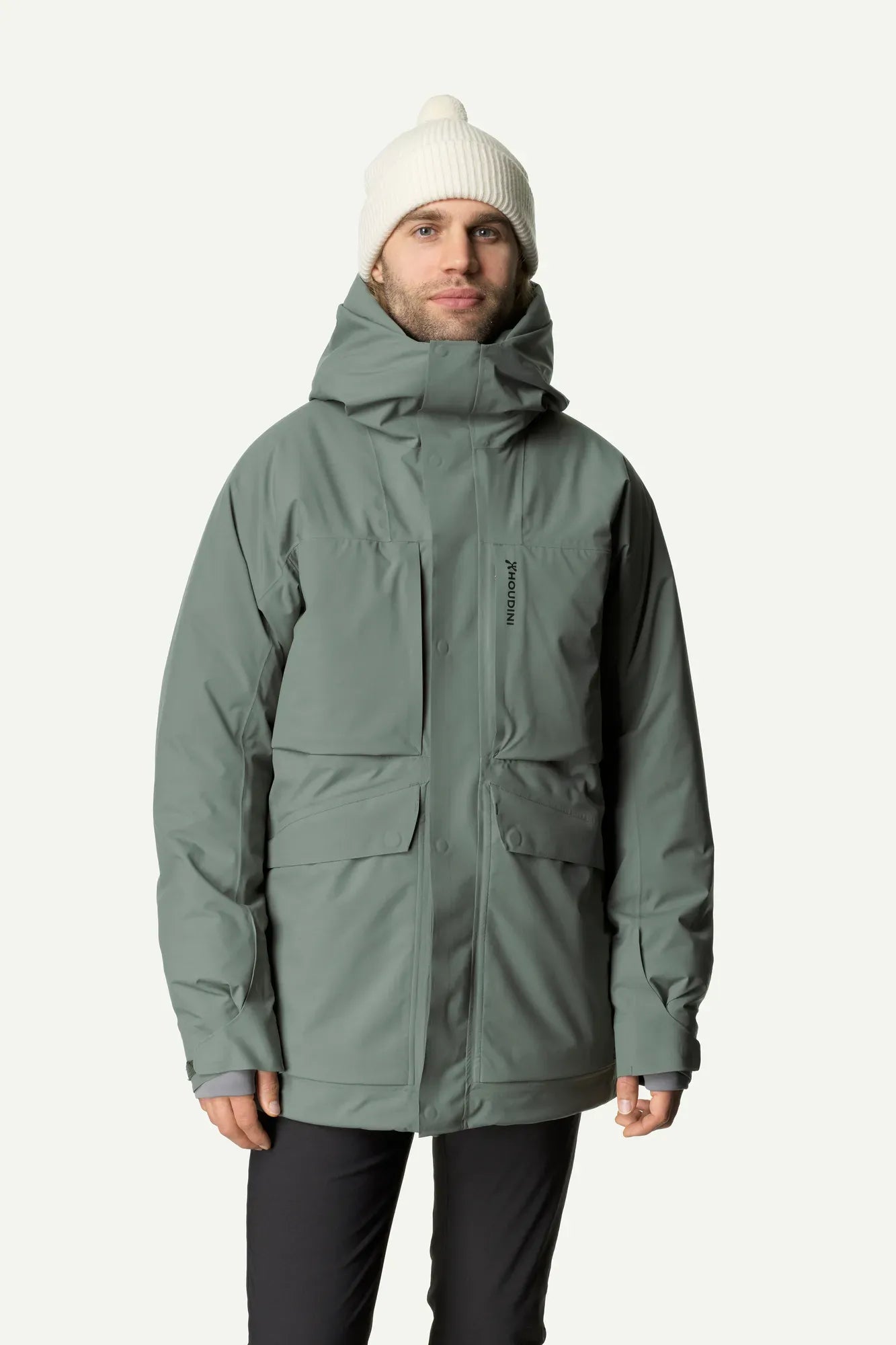 houdini-fall-in-m-s-fall-in-jacket-winterjacke-geysirgrau-wasserdicht image 1