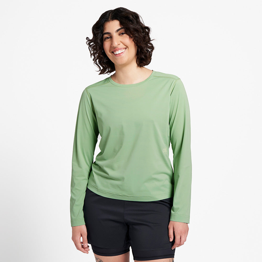 ciele-w-dlylongsleeve-laufshirt-damen-spruce-gr-n-uv-schutz image 2