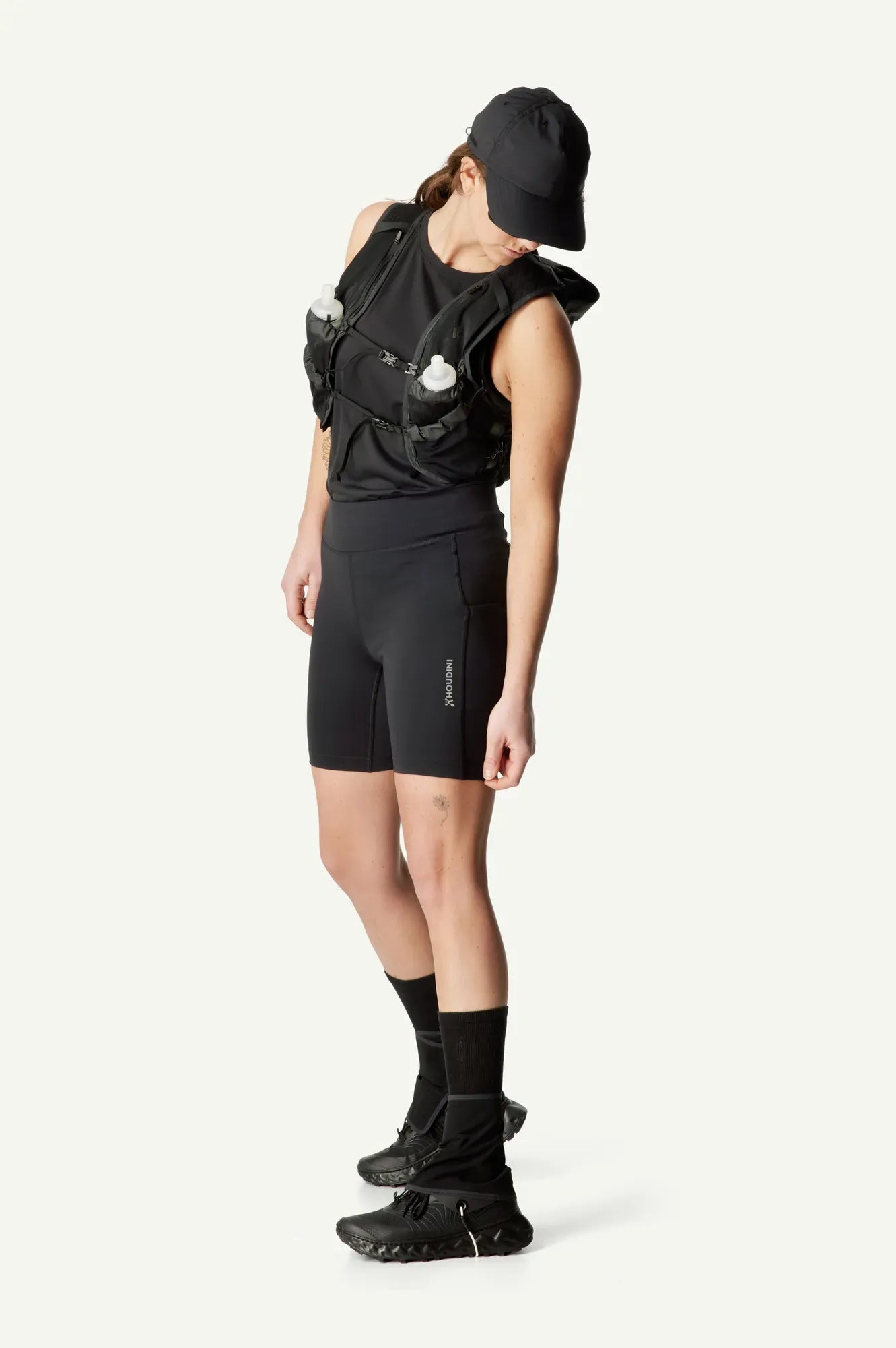 houdini-pace-trail-short-tights-damen-true-black image 2