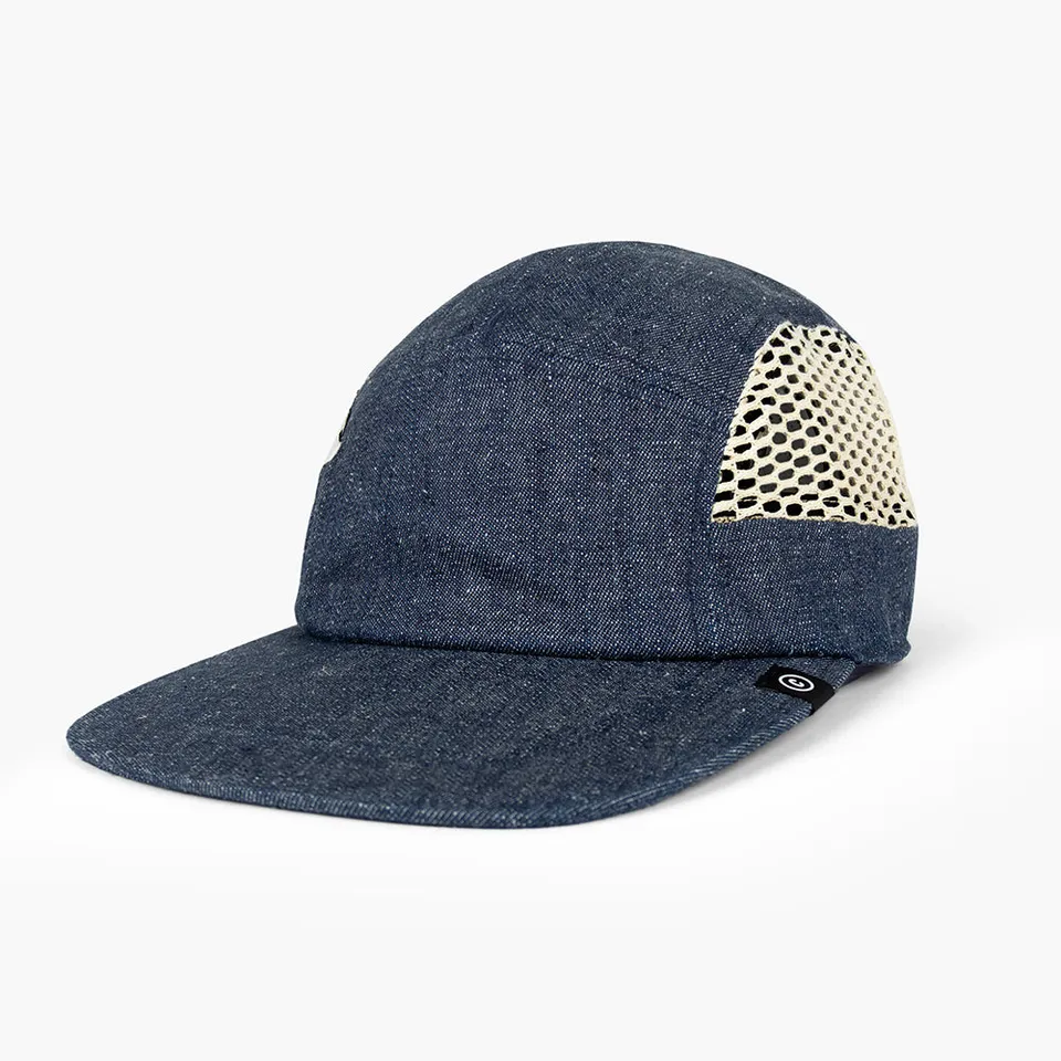 ciele-gocap-long-brim-denim-laufcap-indigo image 1