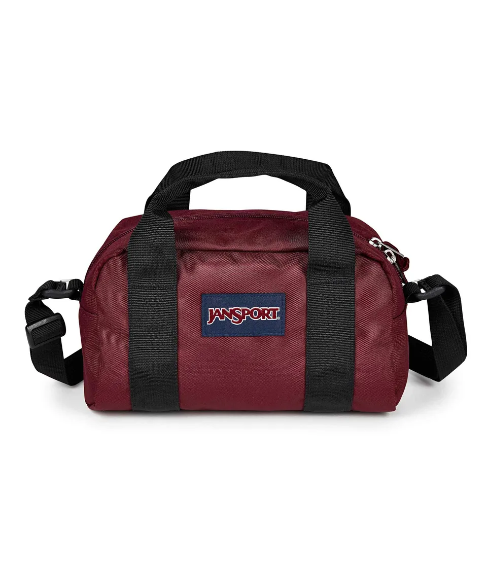 jansport-weekender-mini-duffle-reisetasche-cherry-lacquer-klein image 1
