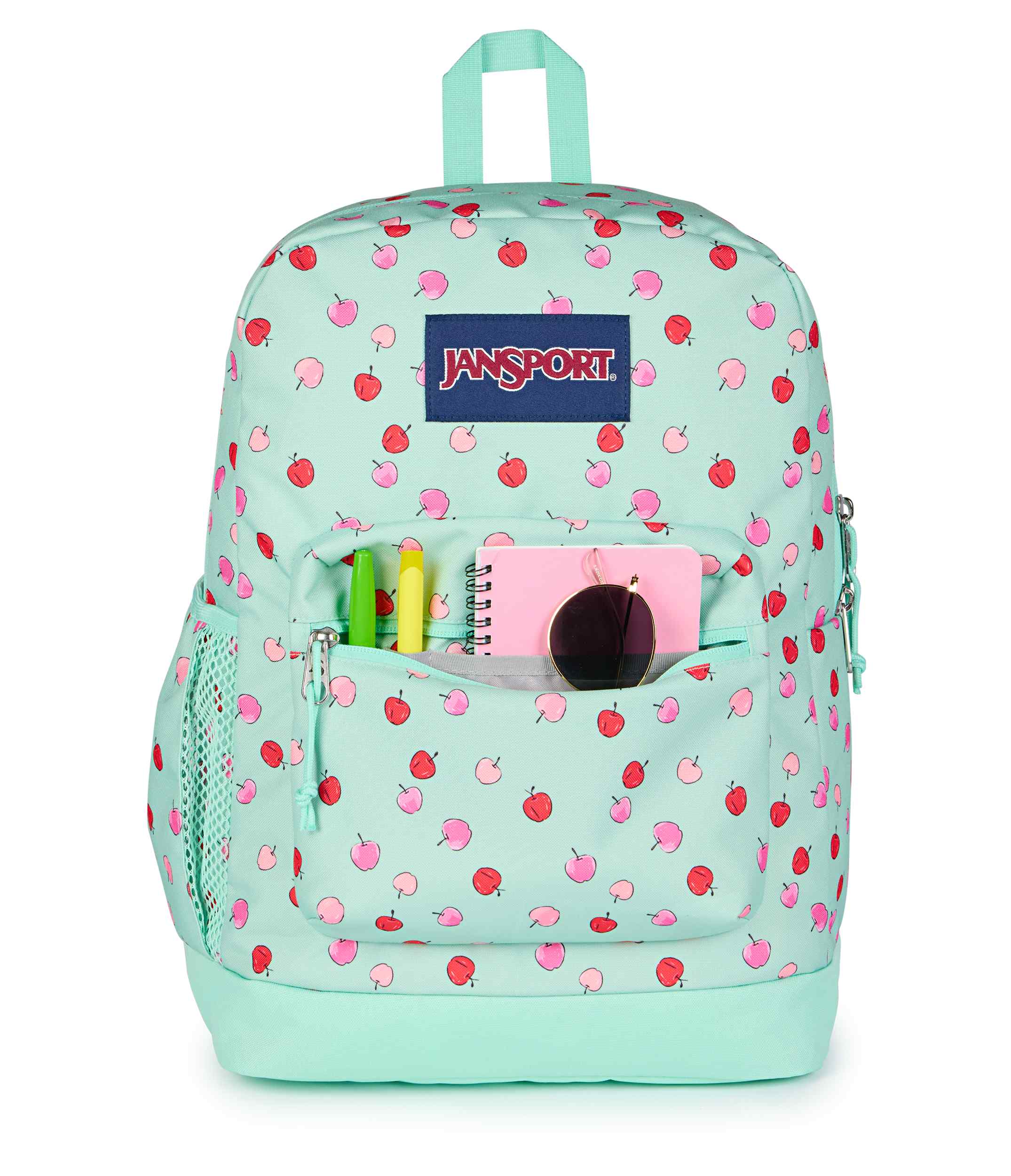 jansport-cross-town-plus-rucksack-apple-orchard-laptop image 7