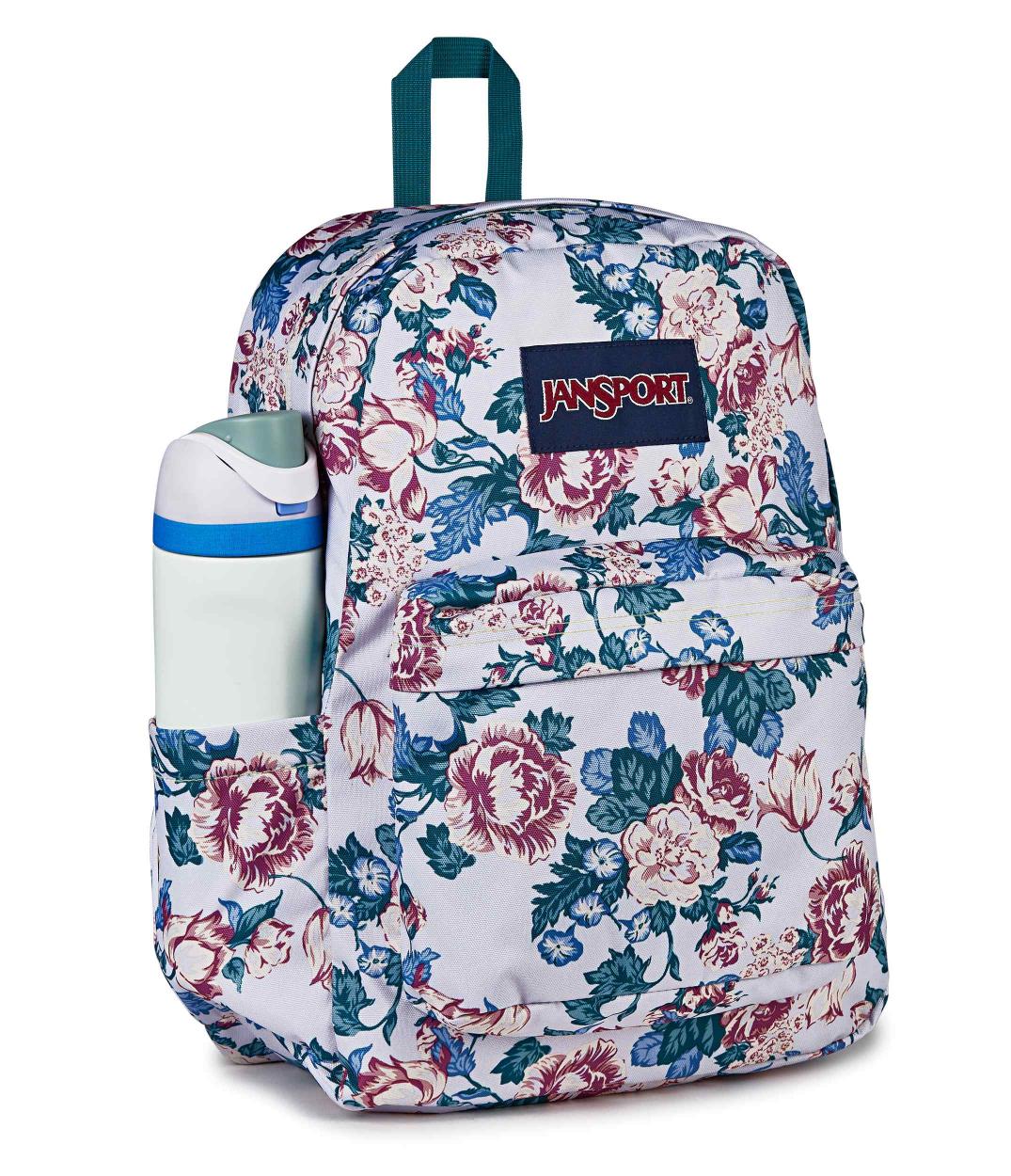 jansport-superbreak-plus-rucksack-rustic-roses-laptop image 4