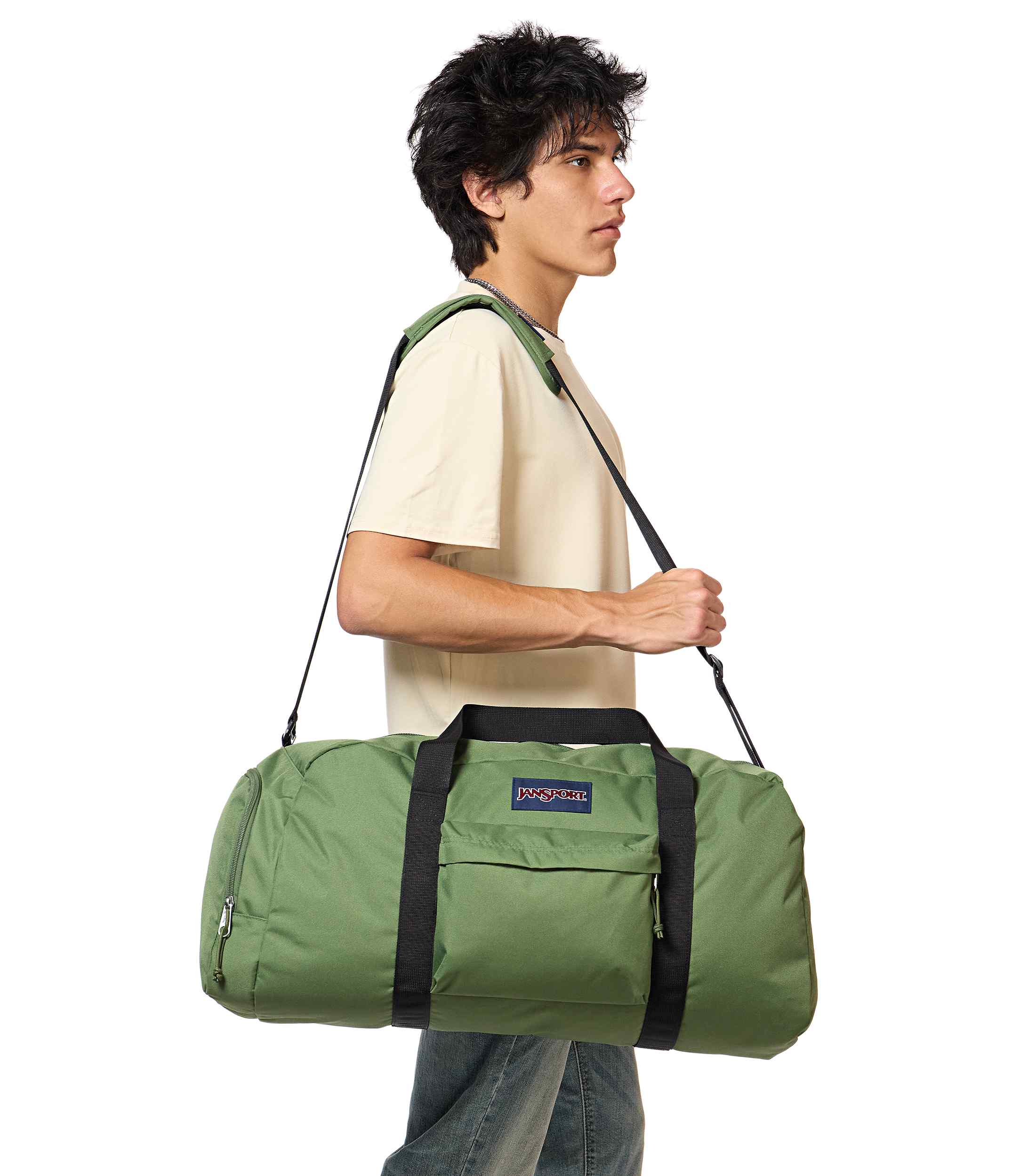 jansport-weekender-large-duffle-reisetasche-cargo-green image 7