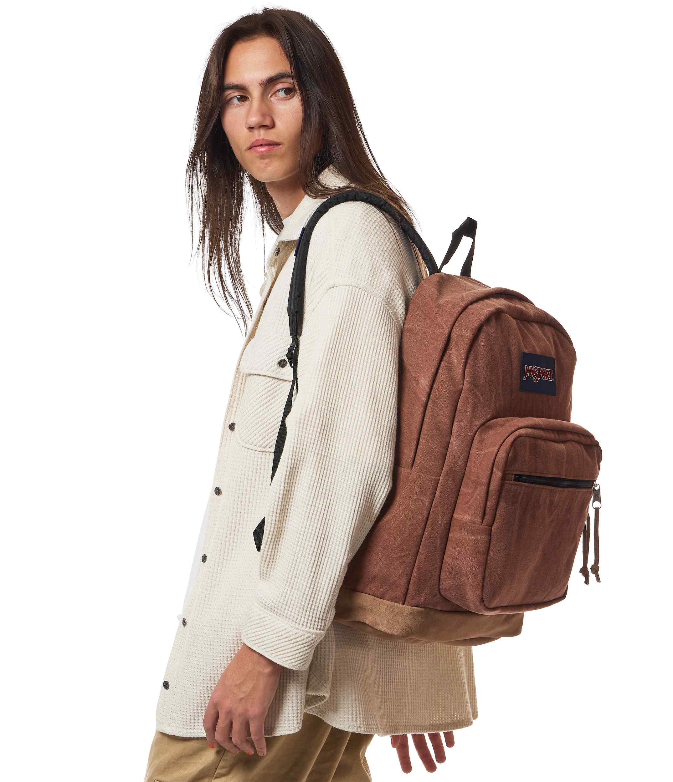 jansport-right-pack-expression-rucksack-canvas-braun image 3
