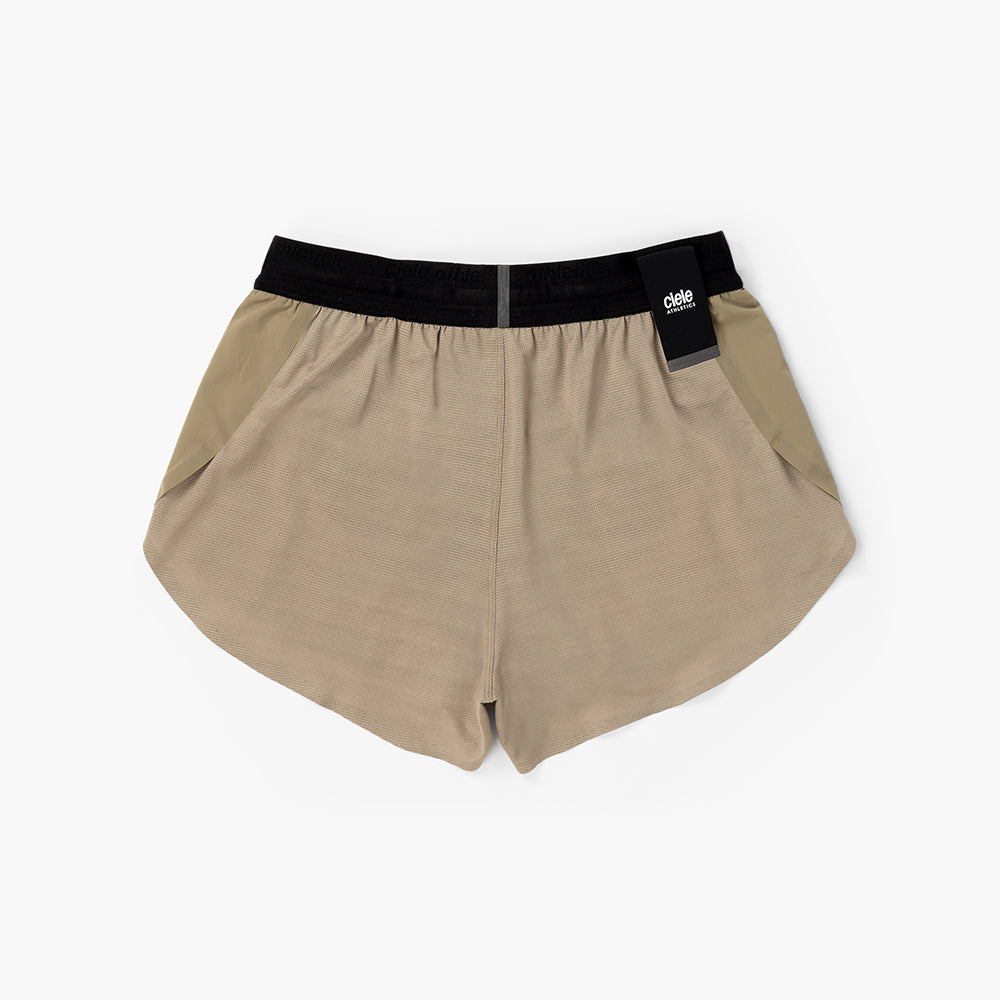 ciele-icnshort-damen-laufshorts-canvas-3-zoll-beige image 5