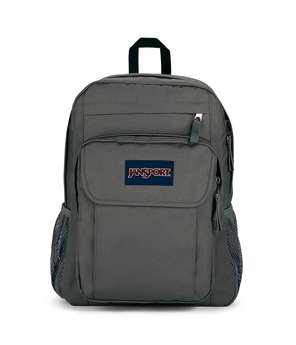 jansport-union-pack-rucksack-graphite-grey-mit-laptopfach image 1