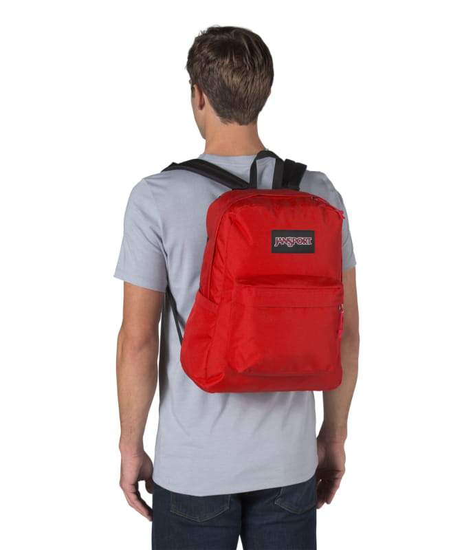 jansport-superbreak-plus-rucksack-rot-tape-laptopfach image 3