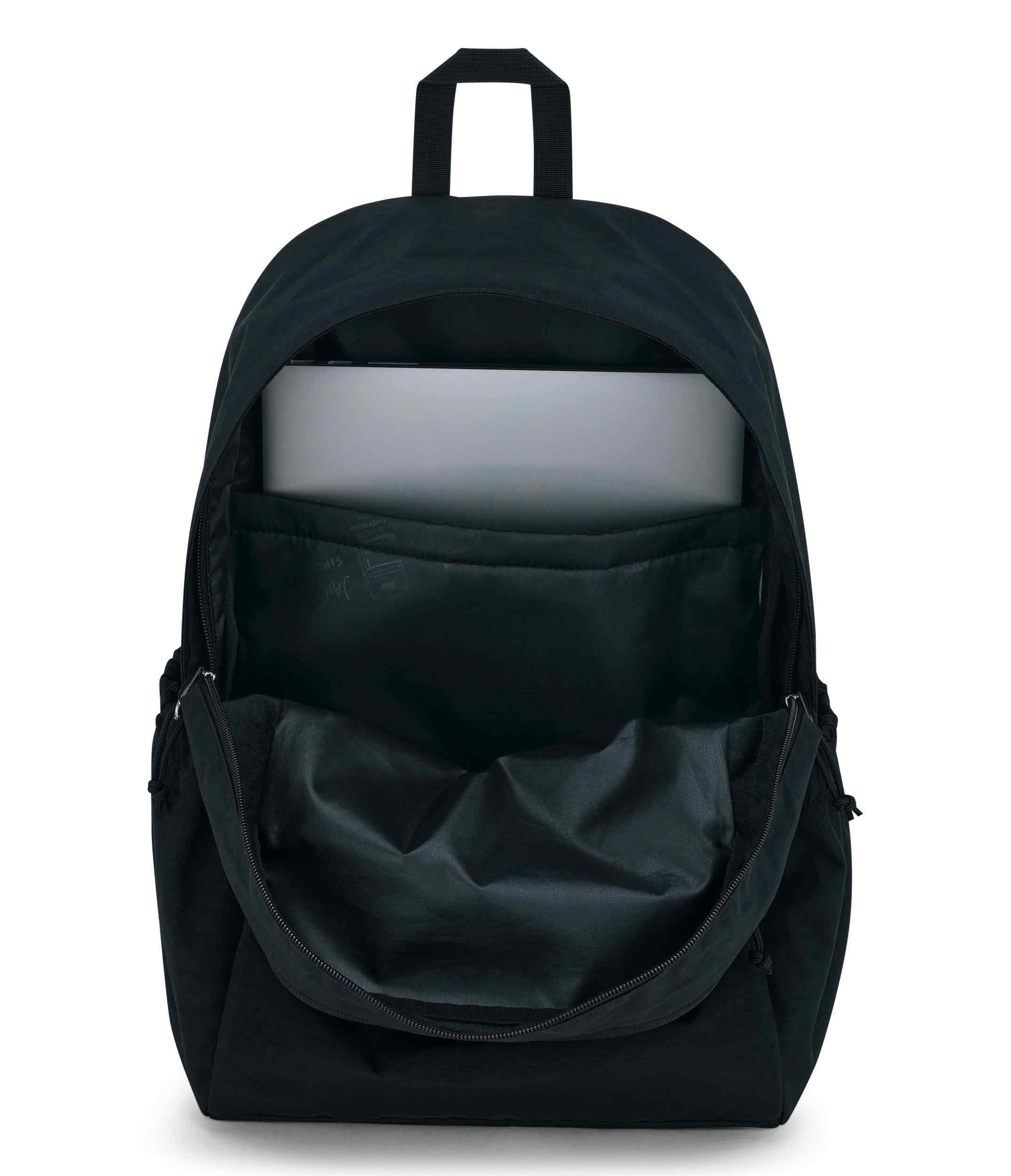 jansport-slouch-pack-rucksack-schwarz-laptop image 6