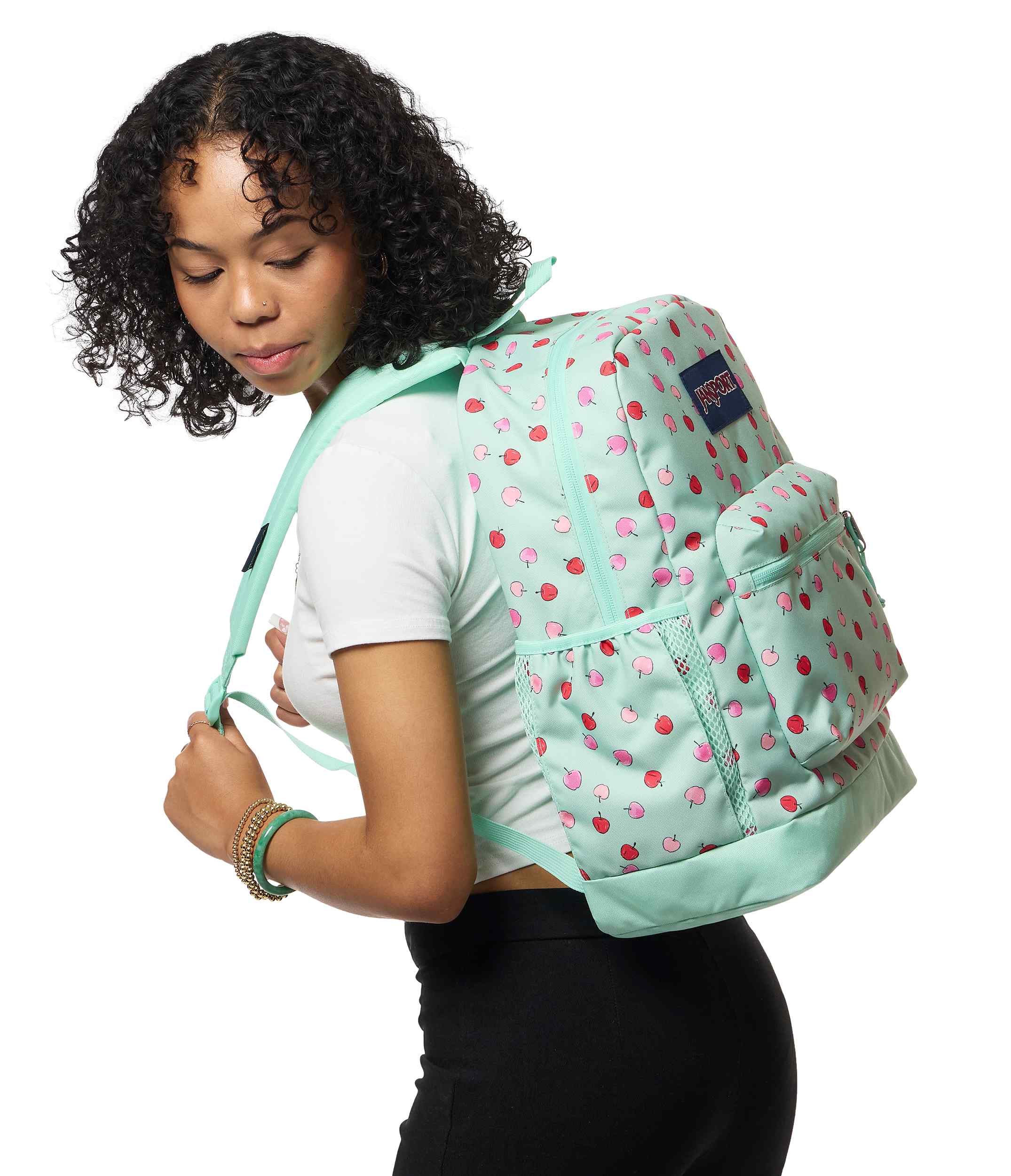 jansport-cross-town-plus-rucksack-apple-orchard-laptop image 3