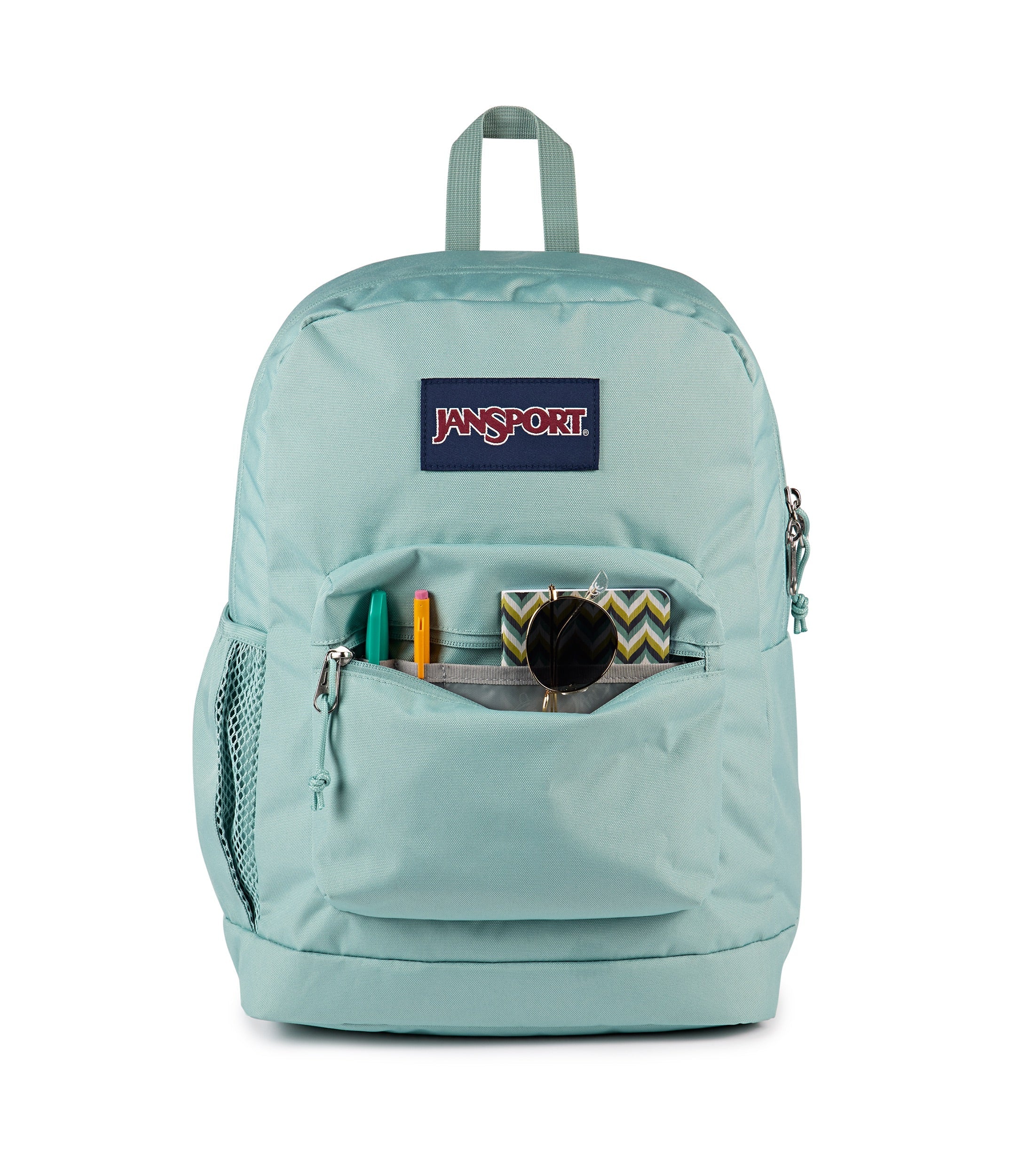 jansport-cross-town-plus-rucksack-faded-sage-laptopfach image 6
