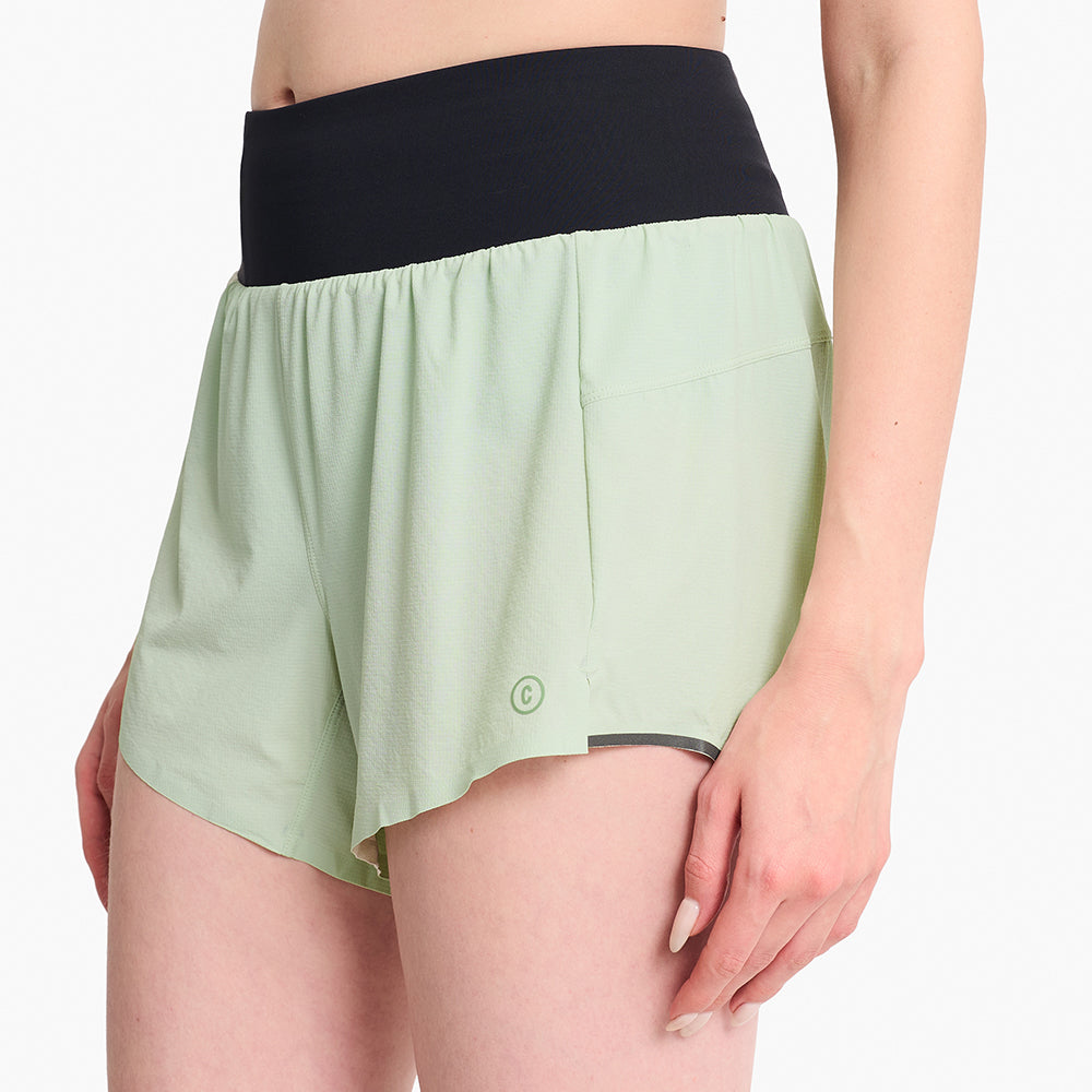 ciele-w-trnshort-4-laufshorts-damen-light-moss image 2