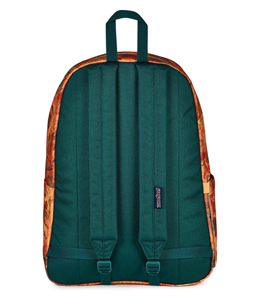 jansport-superbreak-plus-rucksack-bogcore-camo-orange-laptop image 3