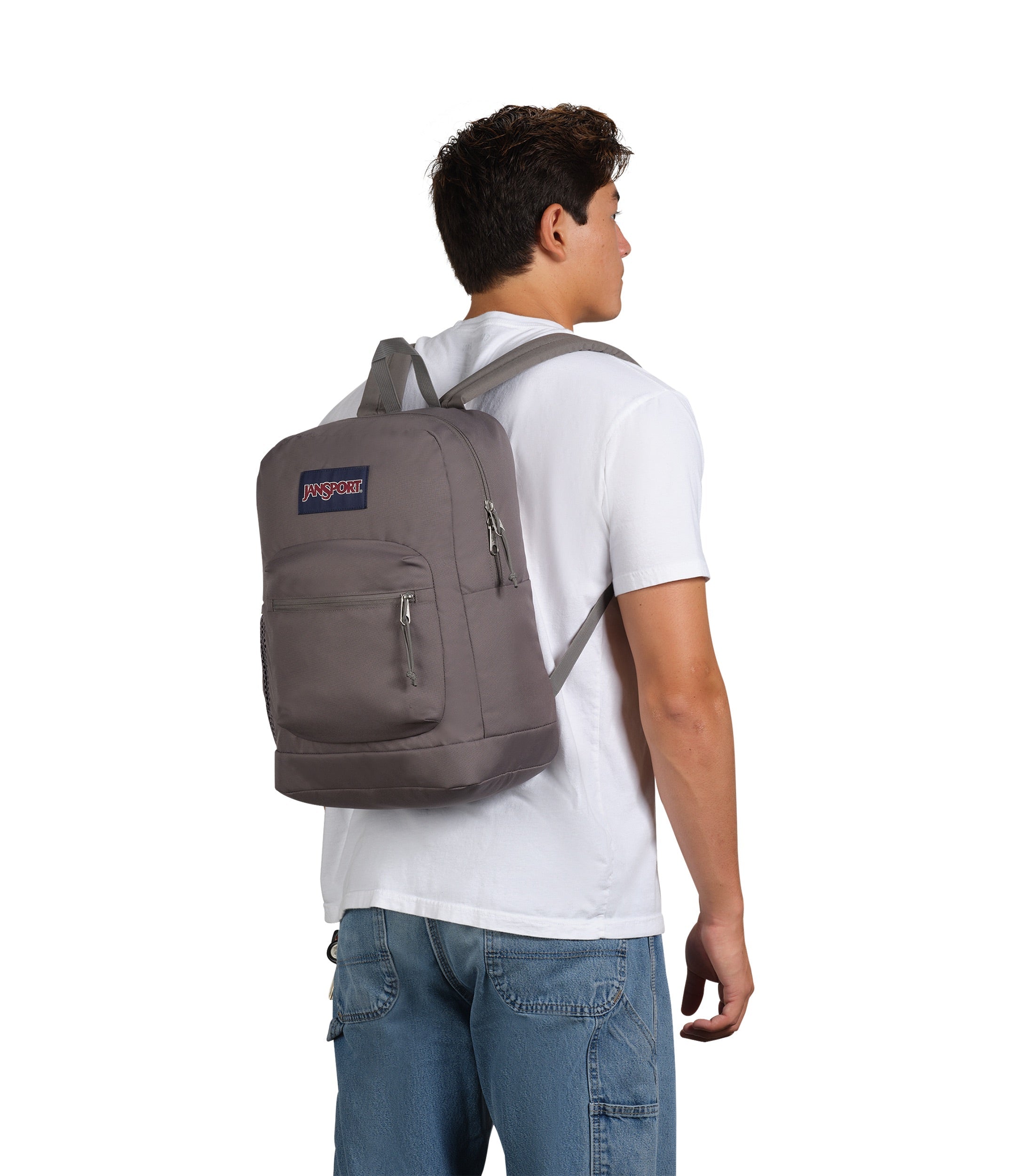 jansport-cross-town-plus-rucksack-graphite-grey-laptopfach image 8