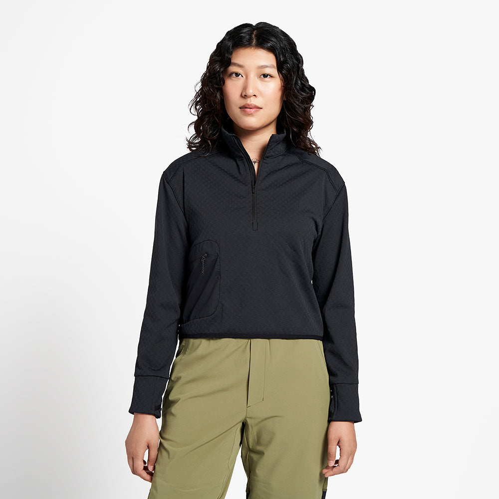 ciele-w-vlvhalfzip-laufpullover-damen-shadowcast image 2