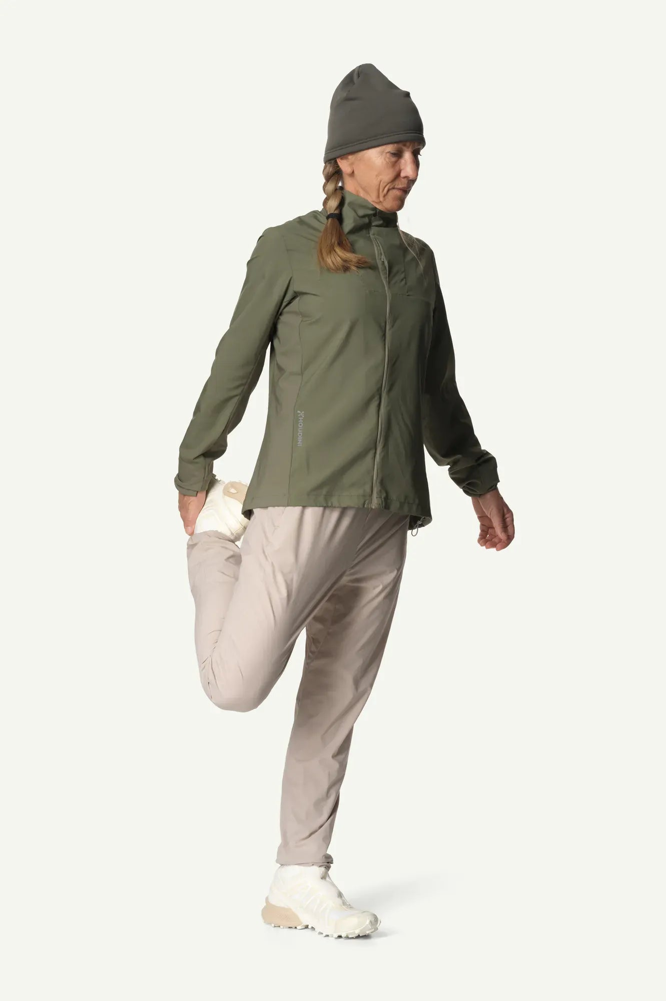 houdini-pace-wind-jacket-damen-sage-green-winddicht image 1