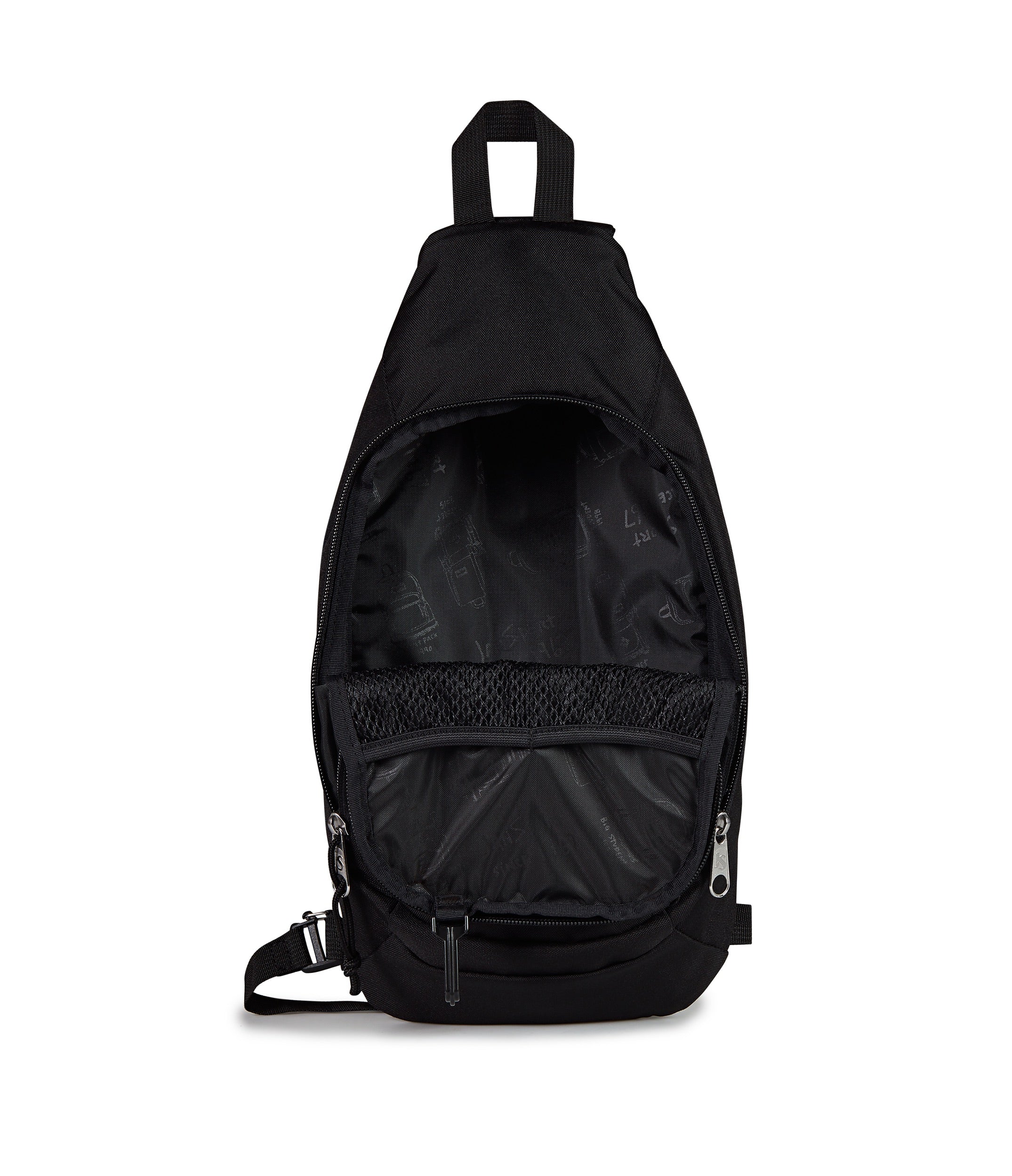 jansport-move-sling-umh-ngetasche-schwarz-mit-schl-sselhaken image 3
