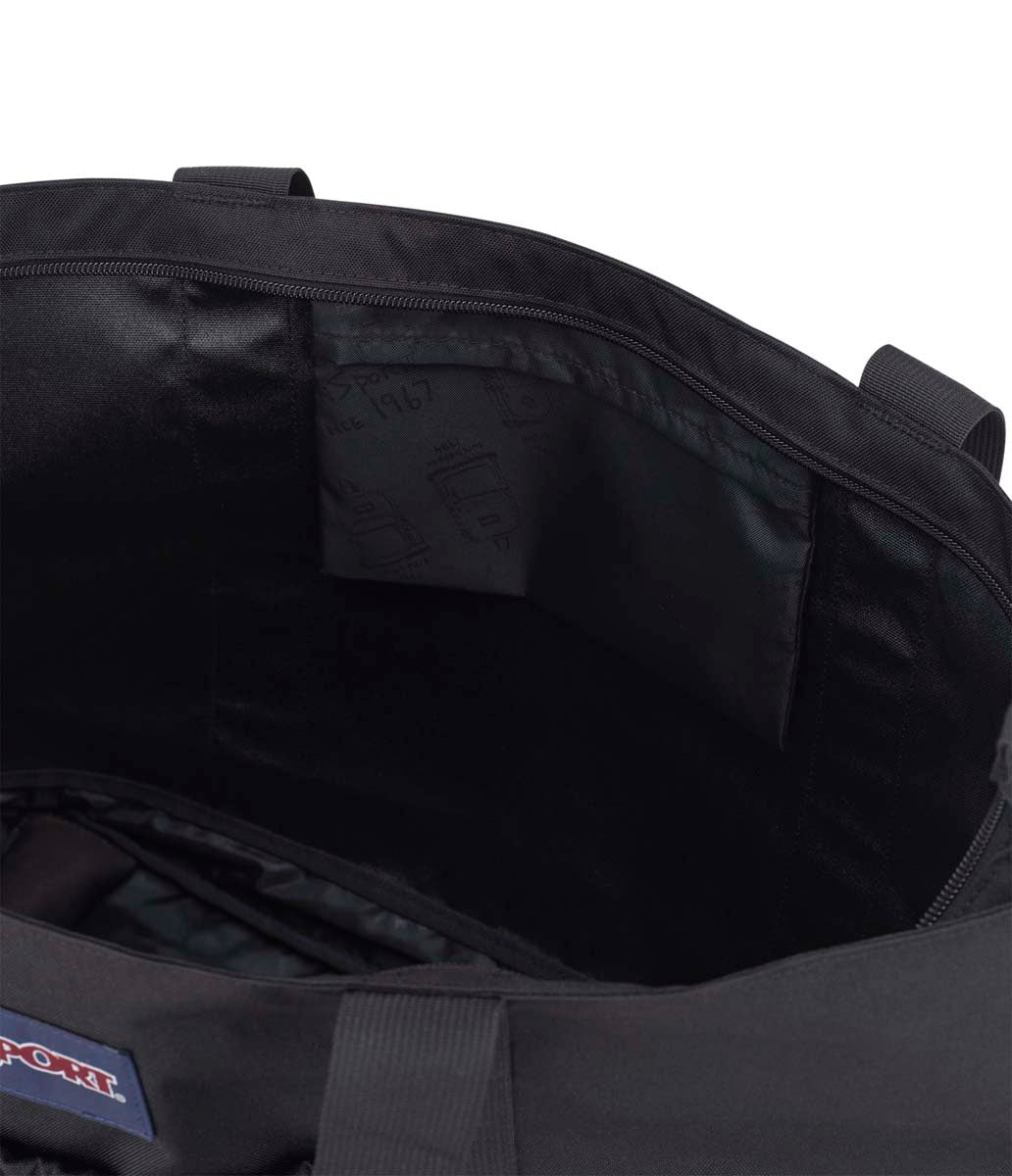 jansport-daily-tote-shopper-schwarz-mit-reissverschluss image 6
