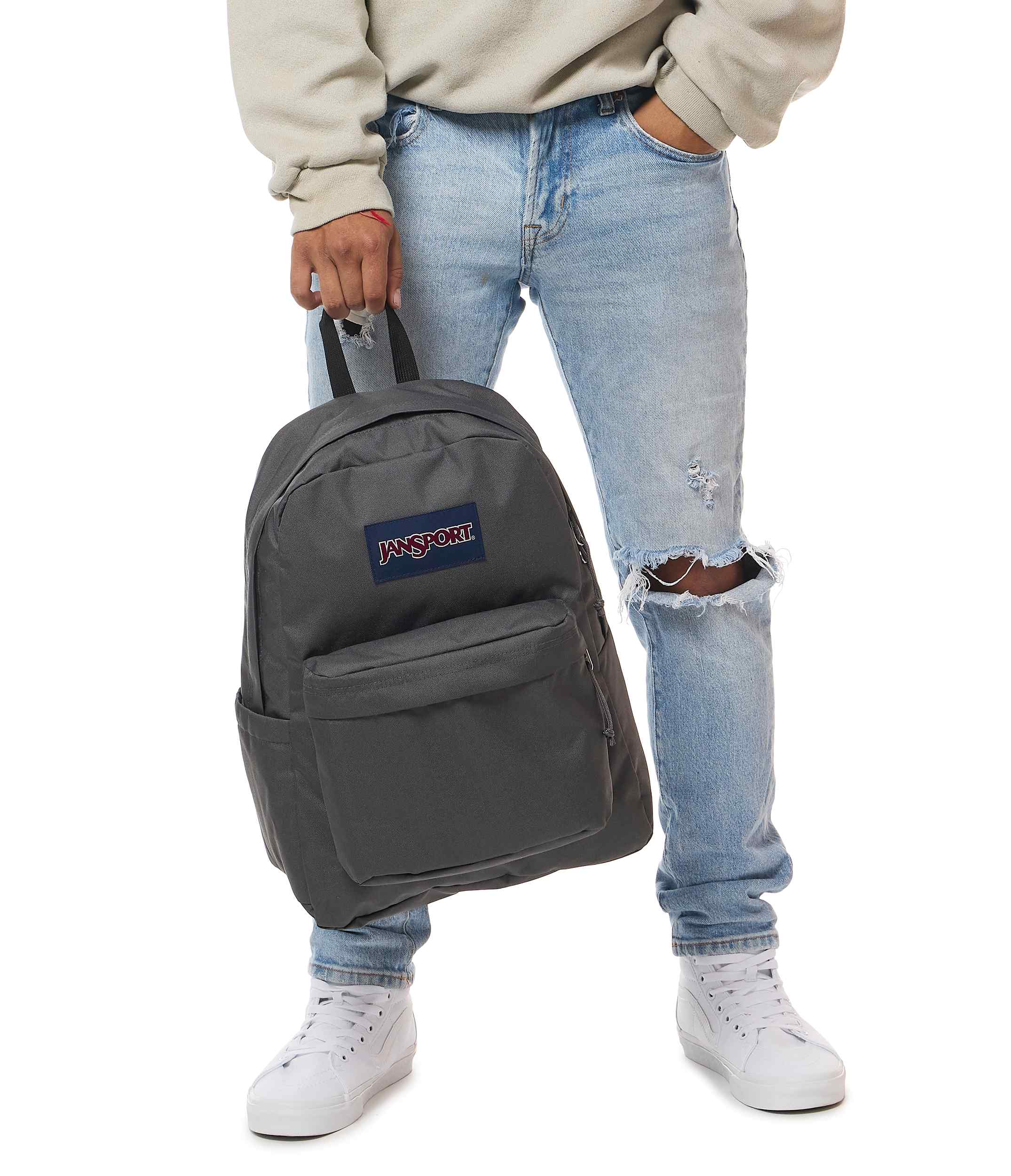 jansport-superbreak-plus-rucksack-smokey-grit-laptopfach image 3