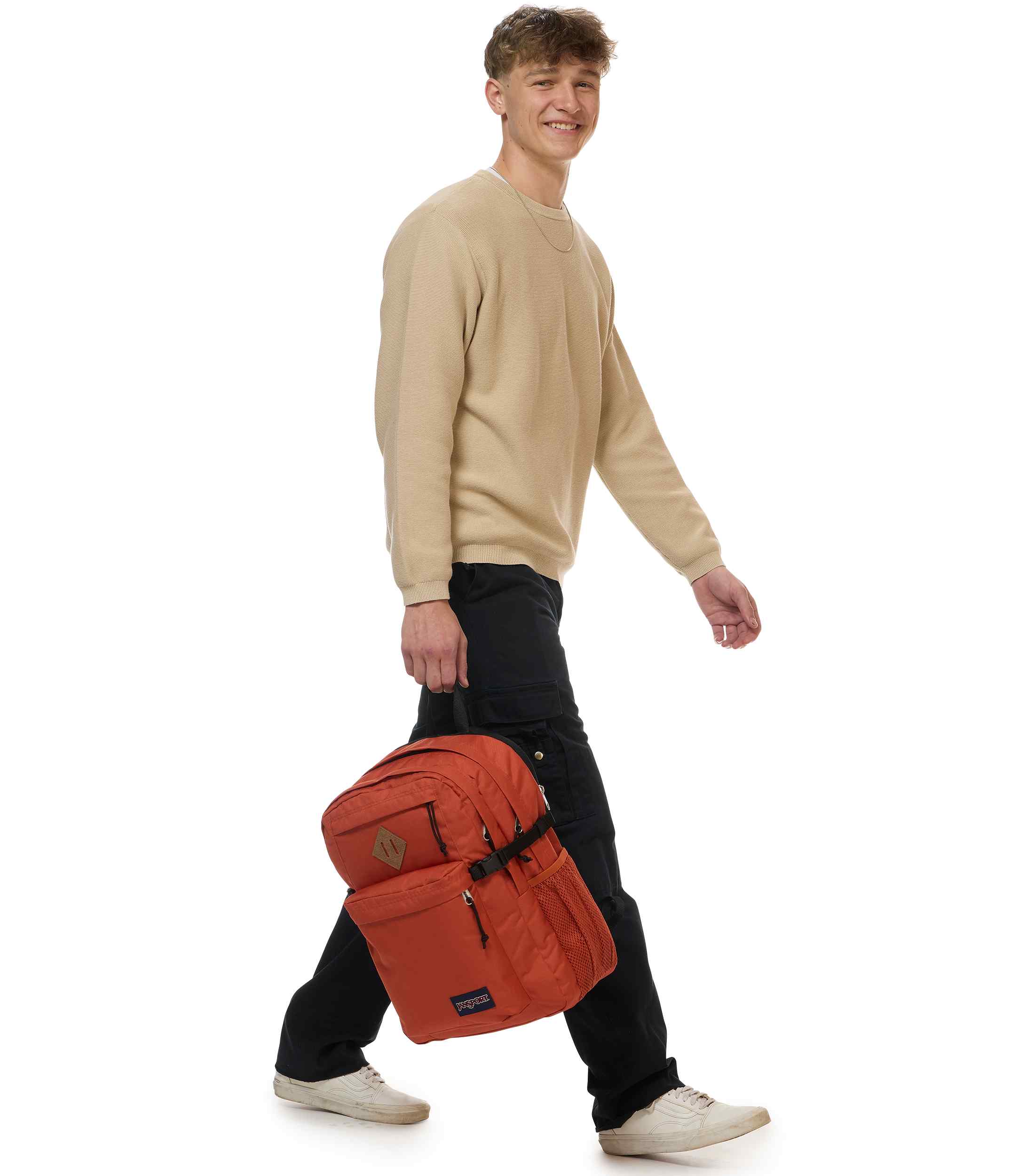 jansport-main-campus-rucksack-dune-rot-32l-laptop image 8