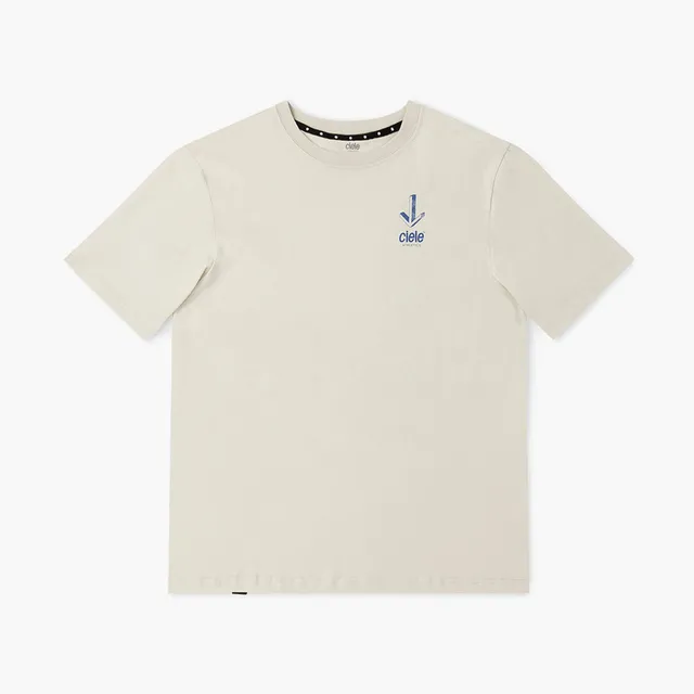 ciele-ortshirt-cafe-almond-t-shirt-beige-unisex-recycelte-baumwolle image 1