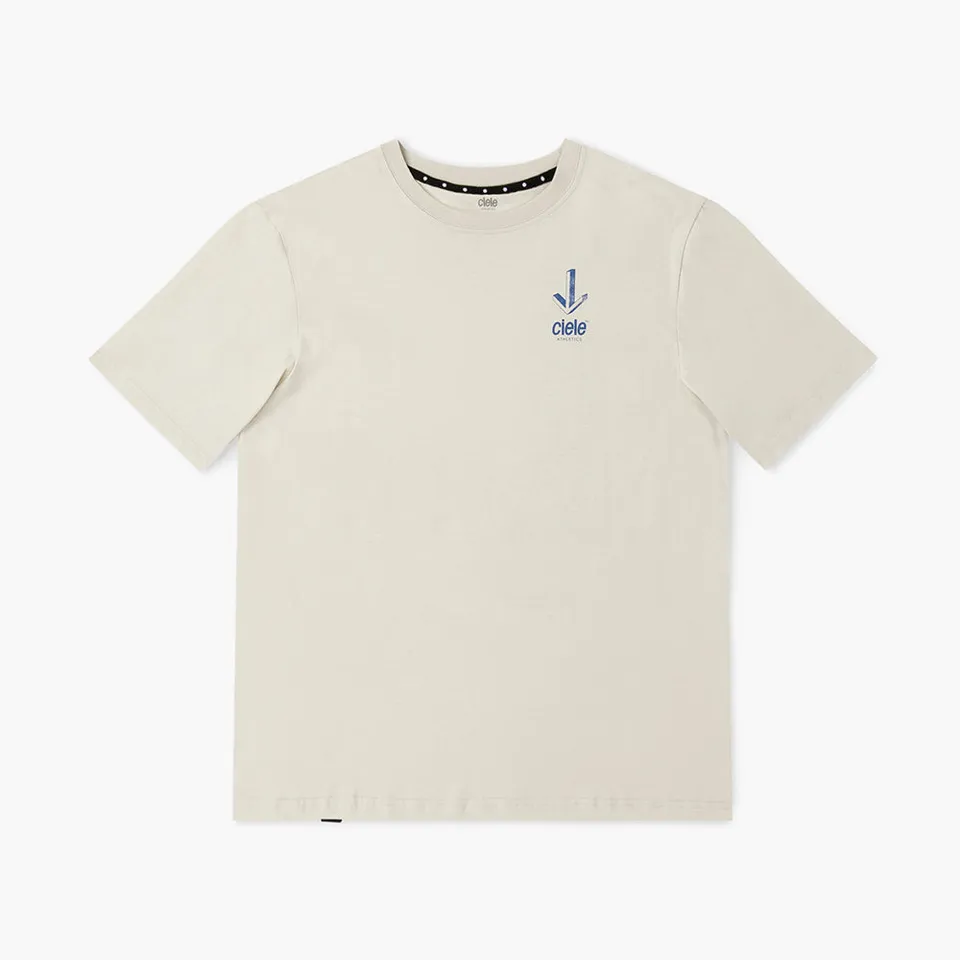 ciele-ortshirt-cafe-almond-t-shirt-beige-unisex-recycelte-baumwolle image 1