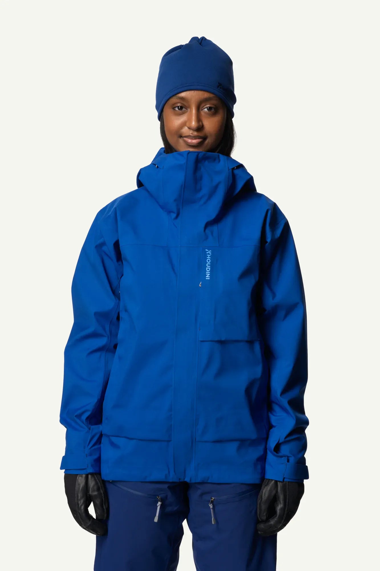 houdini-rollercoaster-jacket-damen-skijacke-tribe-blue-hardshell image 5