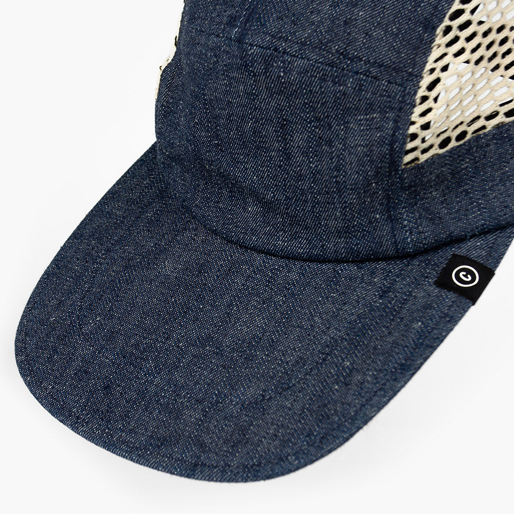 ciele-gocap-long-brim-denim-laufcap-indigo image 7