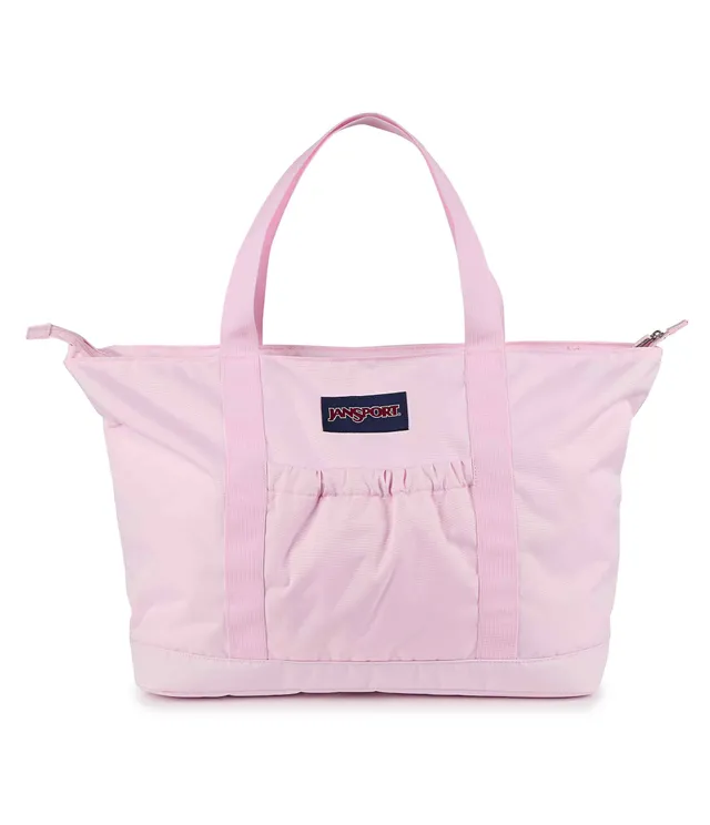 jansport-daily-tote-shopper-pink-ice-reissverschluss-alltag image 1