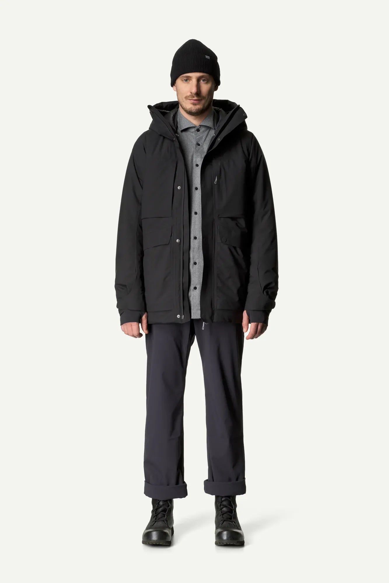 houdini-fall-in-m-s-fall-in-jacket-winterjacke-geysirgrau-wasserdicht image 8
