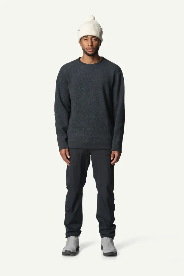 houdini-alto-m-s-alto-wool-crew-fleecepullover-true-black image 1