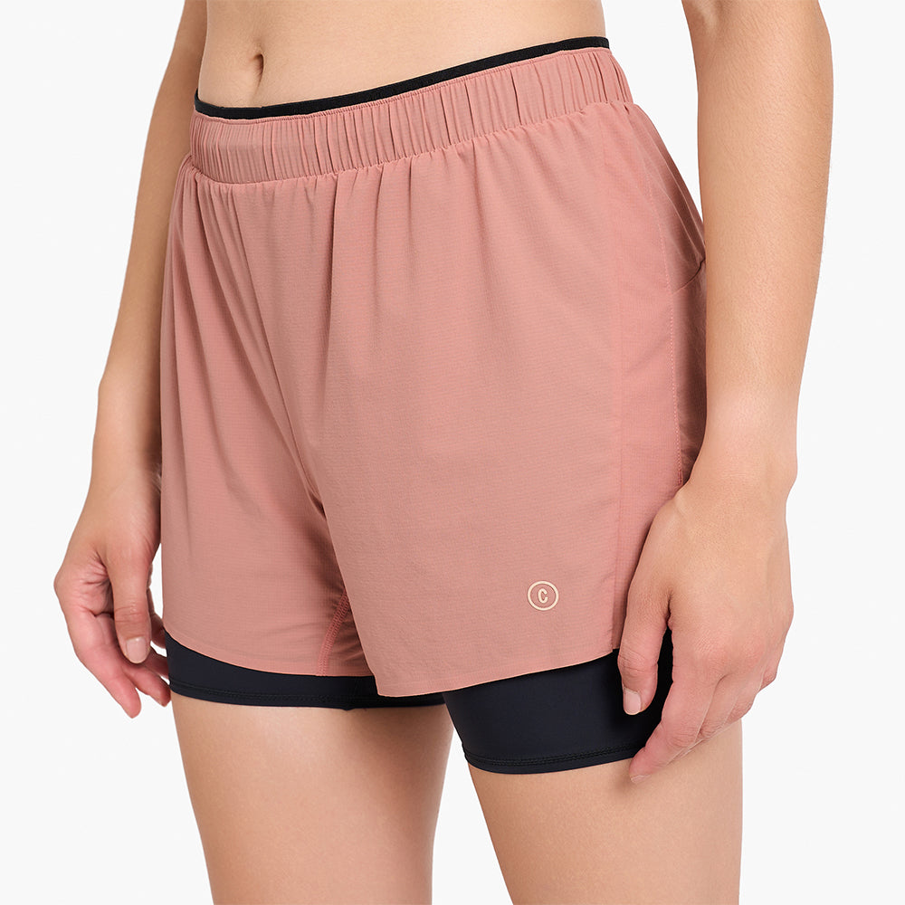ciele-dlyshort-4-rose-dawn-laufshorts-damen-wasserabweisend image 2